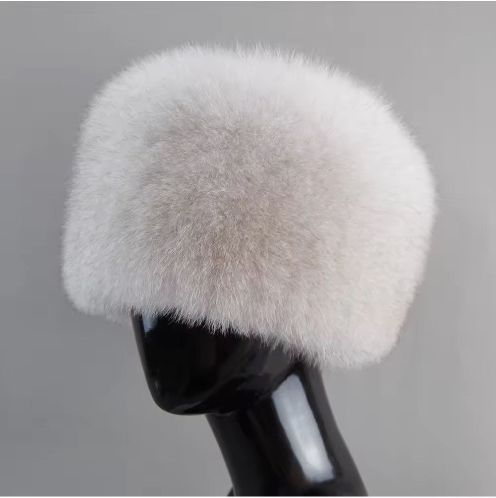 Other Real Natural Fur Y2k Retro Vintage Style Winter Hat Size ONE SIZE - 4 Thumbnail