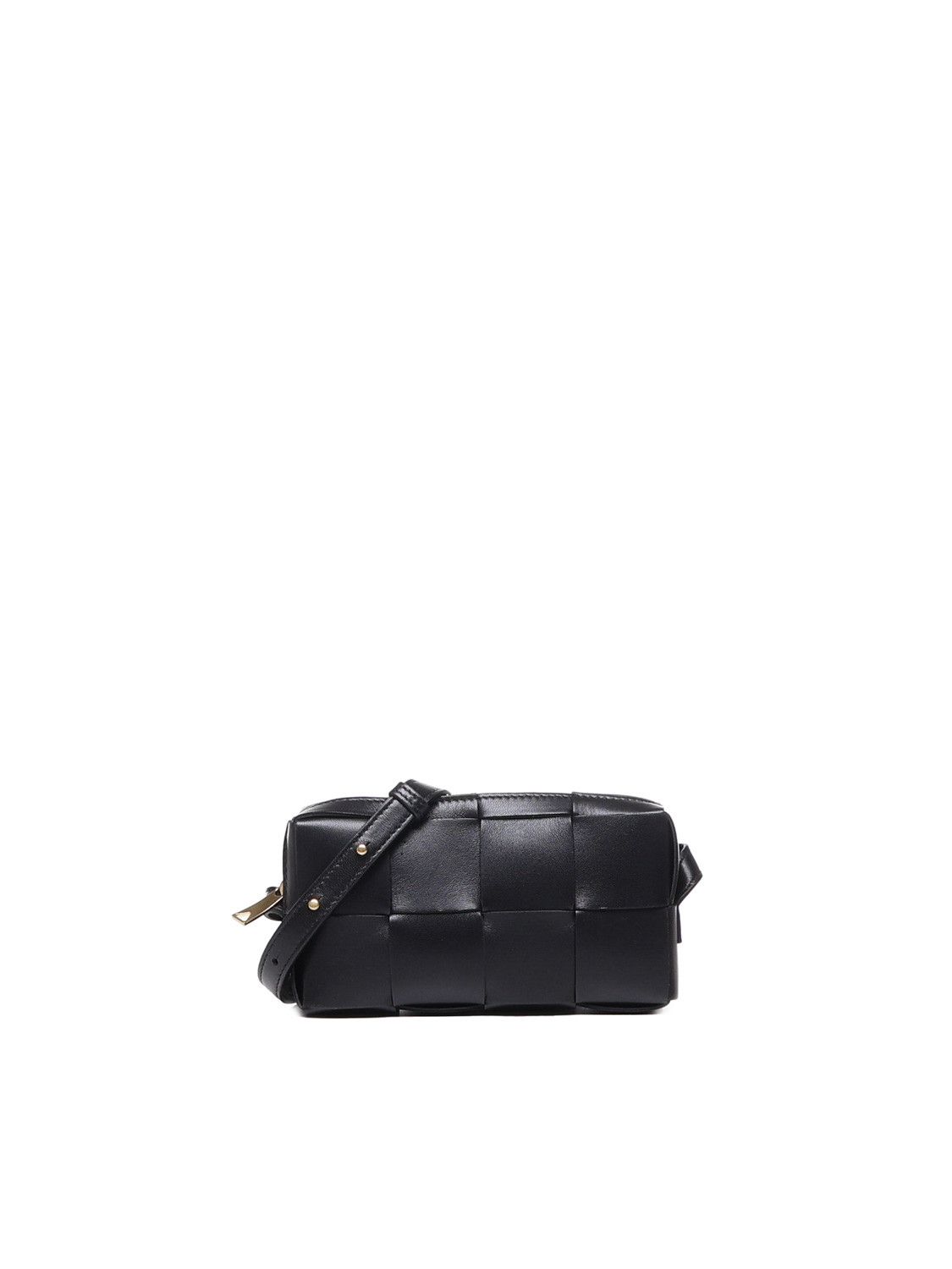 Bottega Veneta o1n1vont1124 Size: OS / Mini Cassette Cross-Body Bag Black Size ONE SIZE - 1 Thumbnail