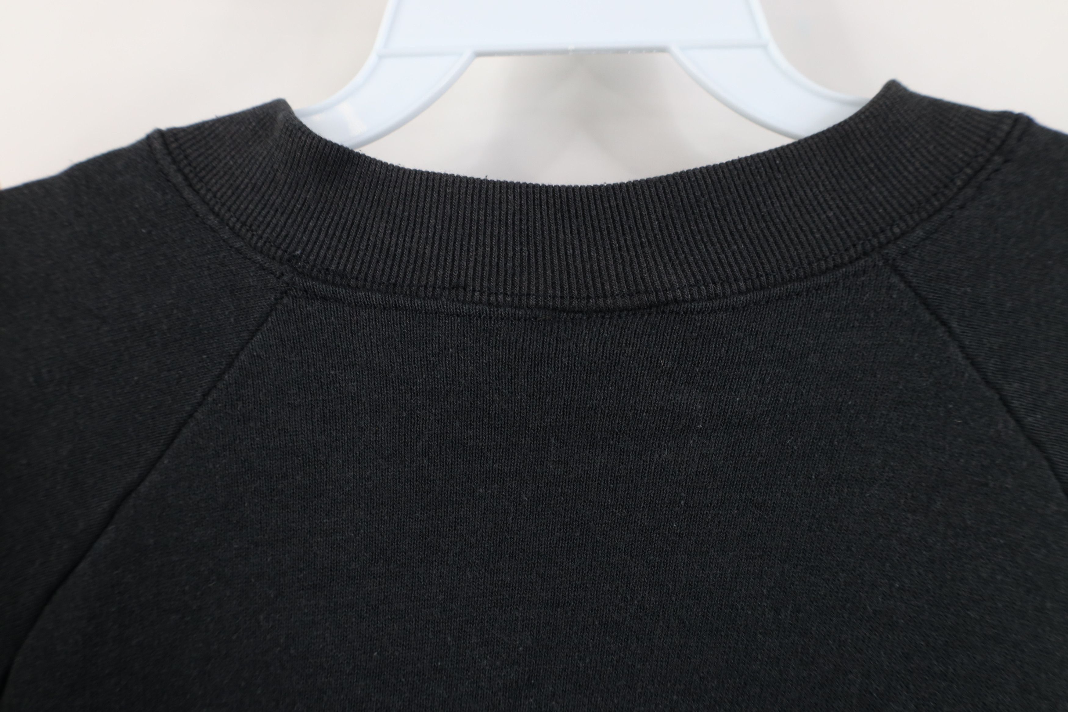 Vintage Vintage 90s Streetwear Blank Crewneck Sweatshirt Black USA Size 3XL / US 20-22 - 10 Thumbnail