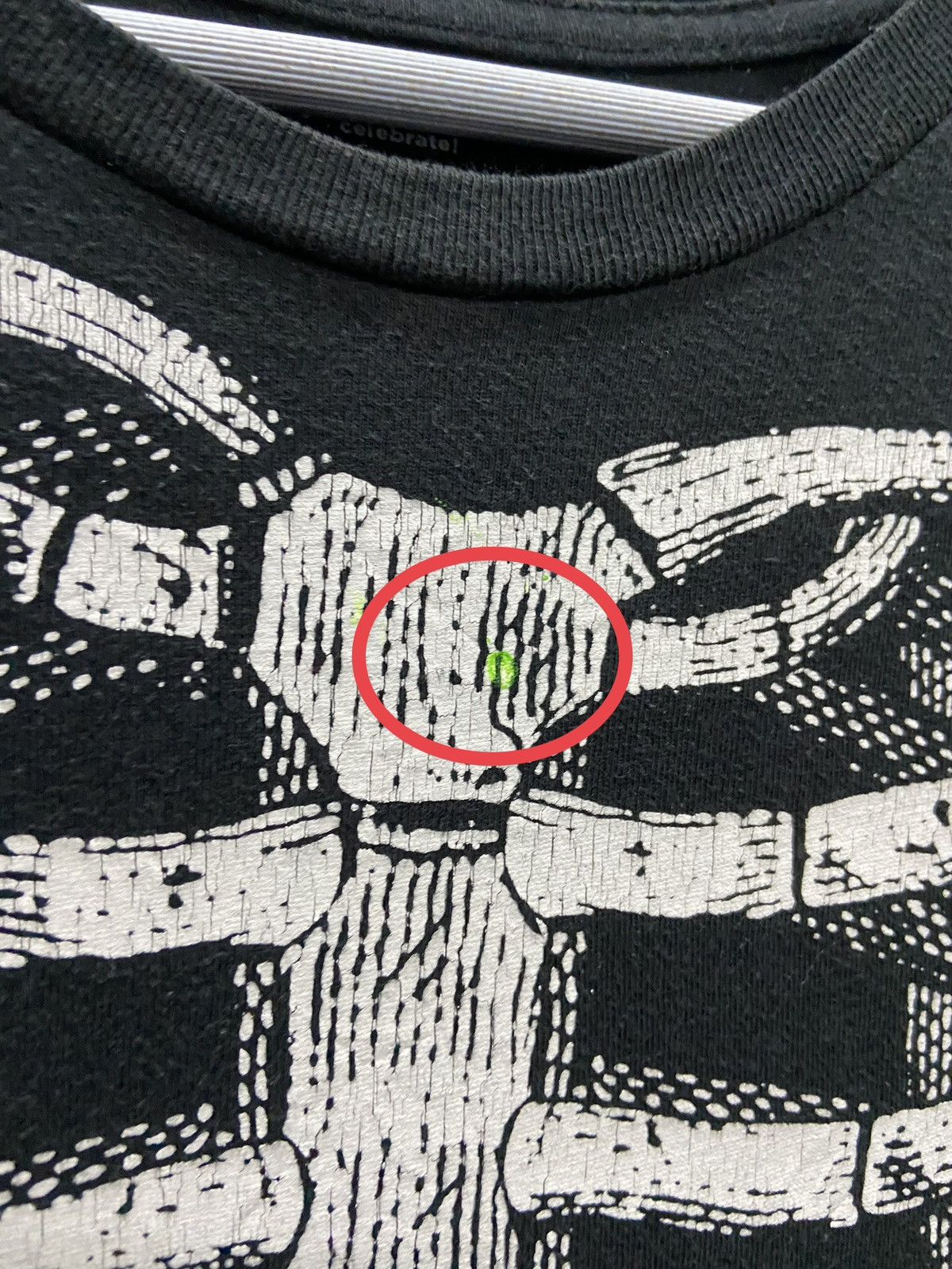 Bones SKELETON WAY TO CELEBRATE HALLOWEEN TEE SHIRT Size US L / EU 52-54 / 3 - 4 Thumbnail