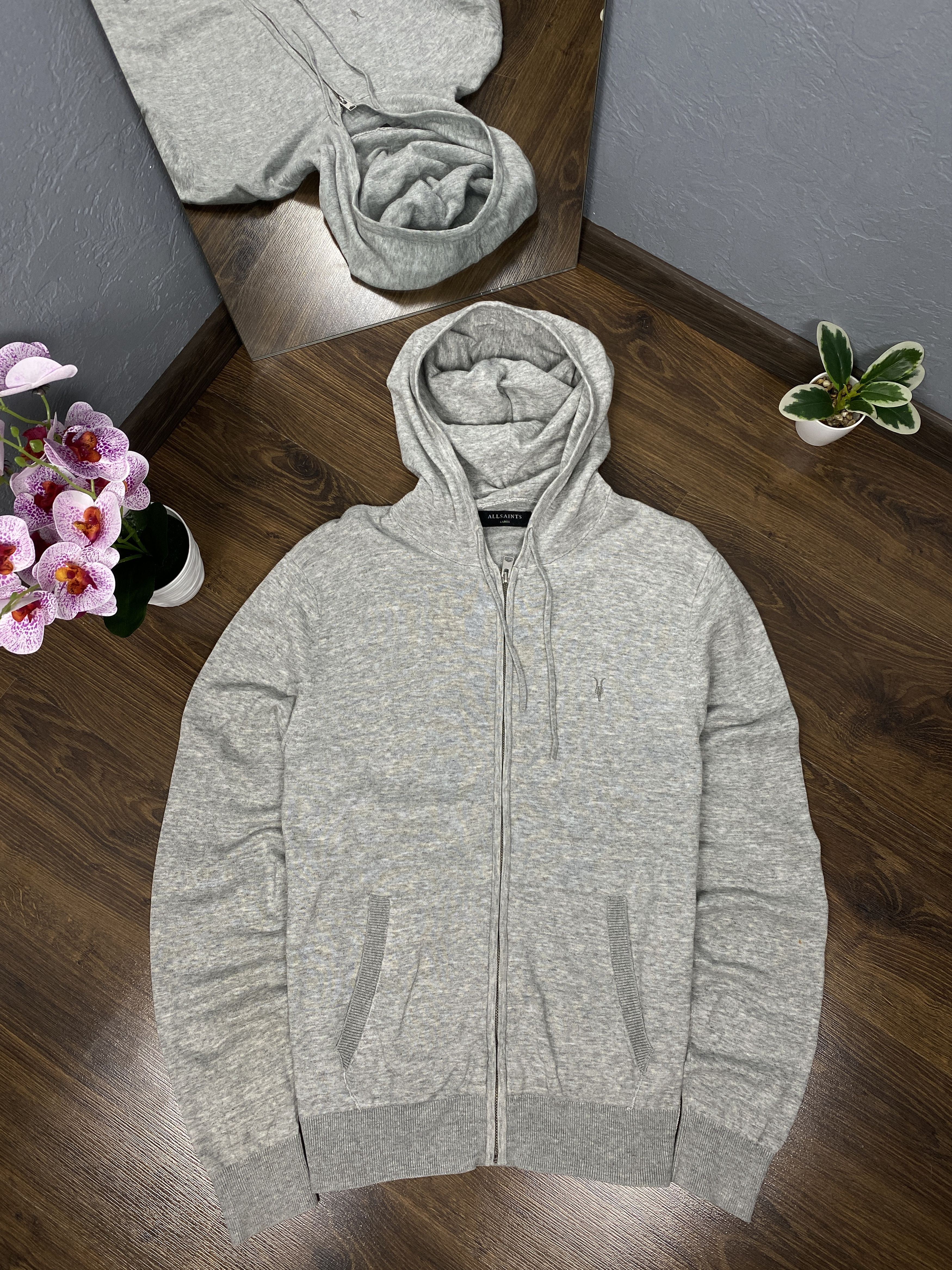 Allsaints Allsaints vintage zip hoodie y2k Size US L / EU 52-54 / 3 - 1 Thumbnail