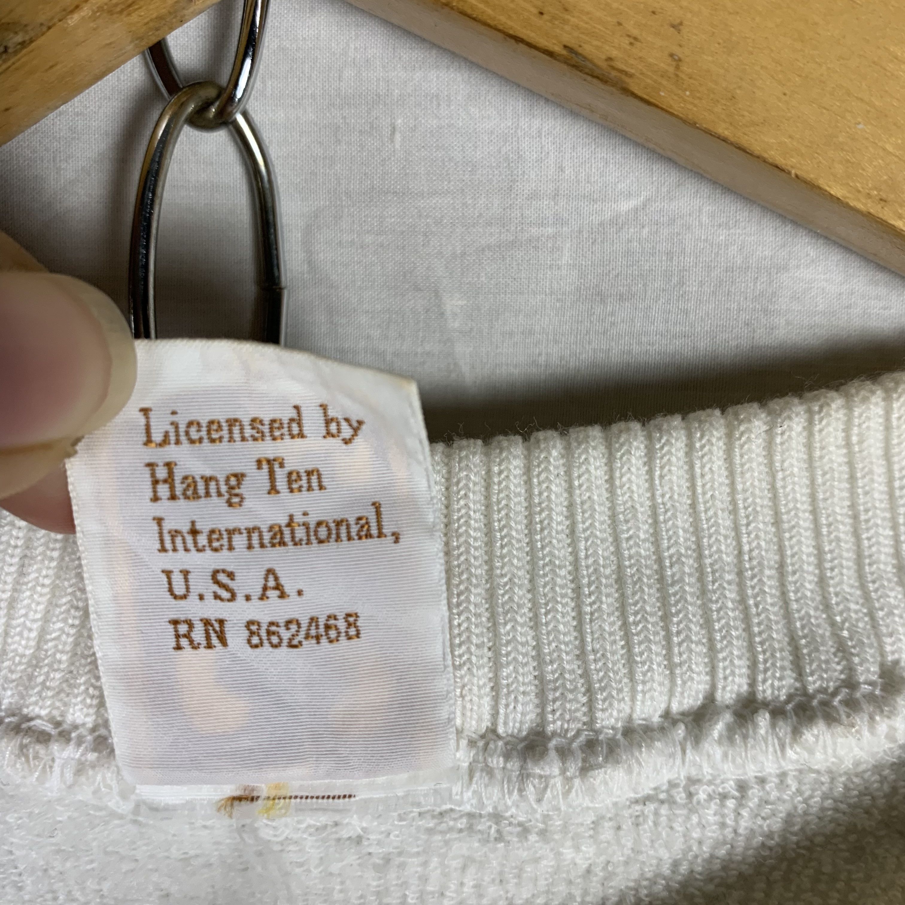 Hang Ten Vintage 90s Hang Ten Towel Sweatshirt Crewneck Size US M / EU 48-50 / 2 - 8 Thumbnail