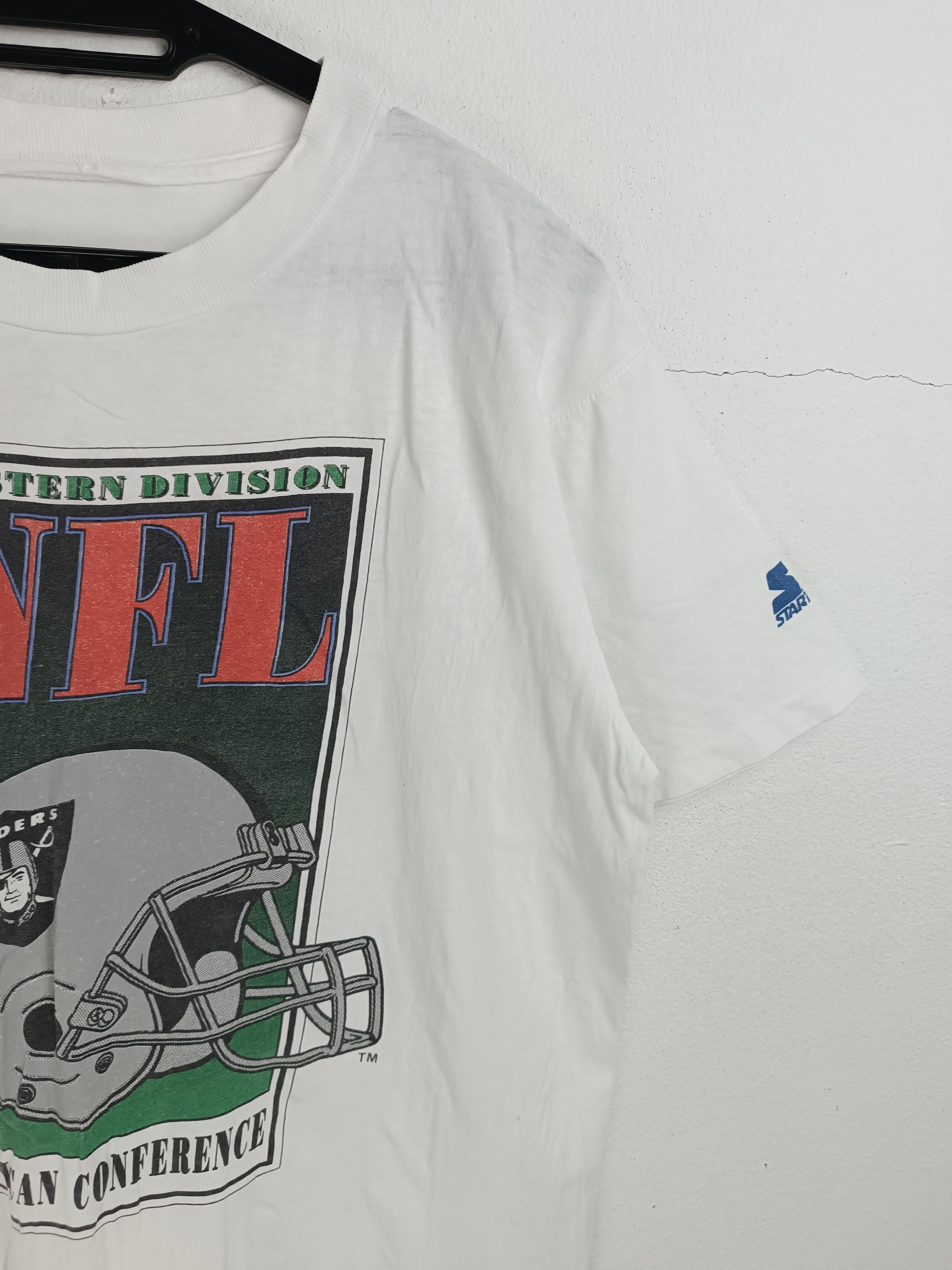 Vintage VINTAGE 90s RAIDERS STARTER NFL TEE VERY RARE FOOTBALL Size US M / EU 48-50 / 2 - 6 Thumbnail