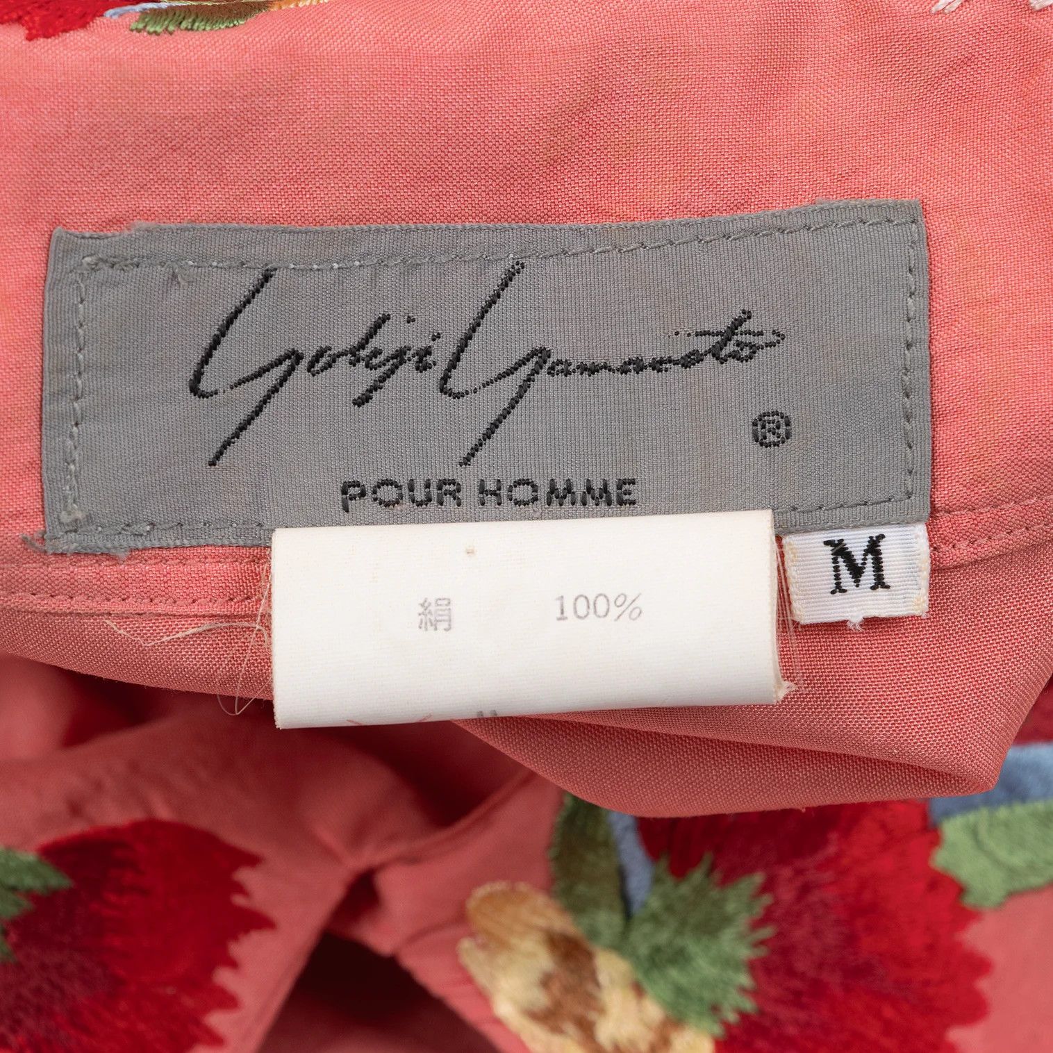 Yohji Yamamoto Yohji Yamamoto Floral Embroidery Silk Shirt Size US M / EU 48-50 / 2 - 19 Thumbnail