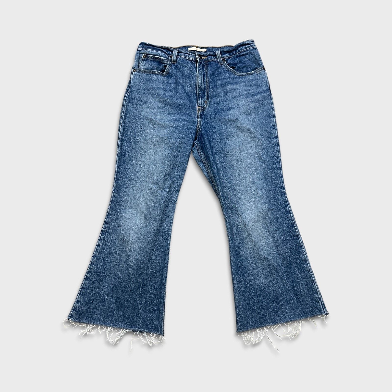 Levi's Levi's 70s High Flare Jeans Womens 31x24 Distressed Denim Size 31" - 1 Thumbnail