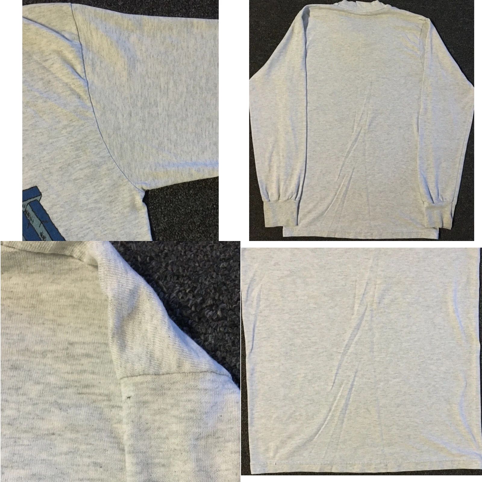 Vintage VINTAGE 90s Austin Soccer World Faded Distress Shirt S USA Gray Men T-Shirt Long Sleeve Small Size US S / EU 44-46 / 1 - 8 Thumbnail