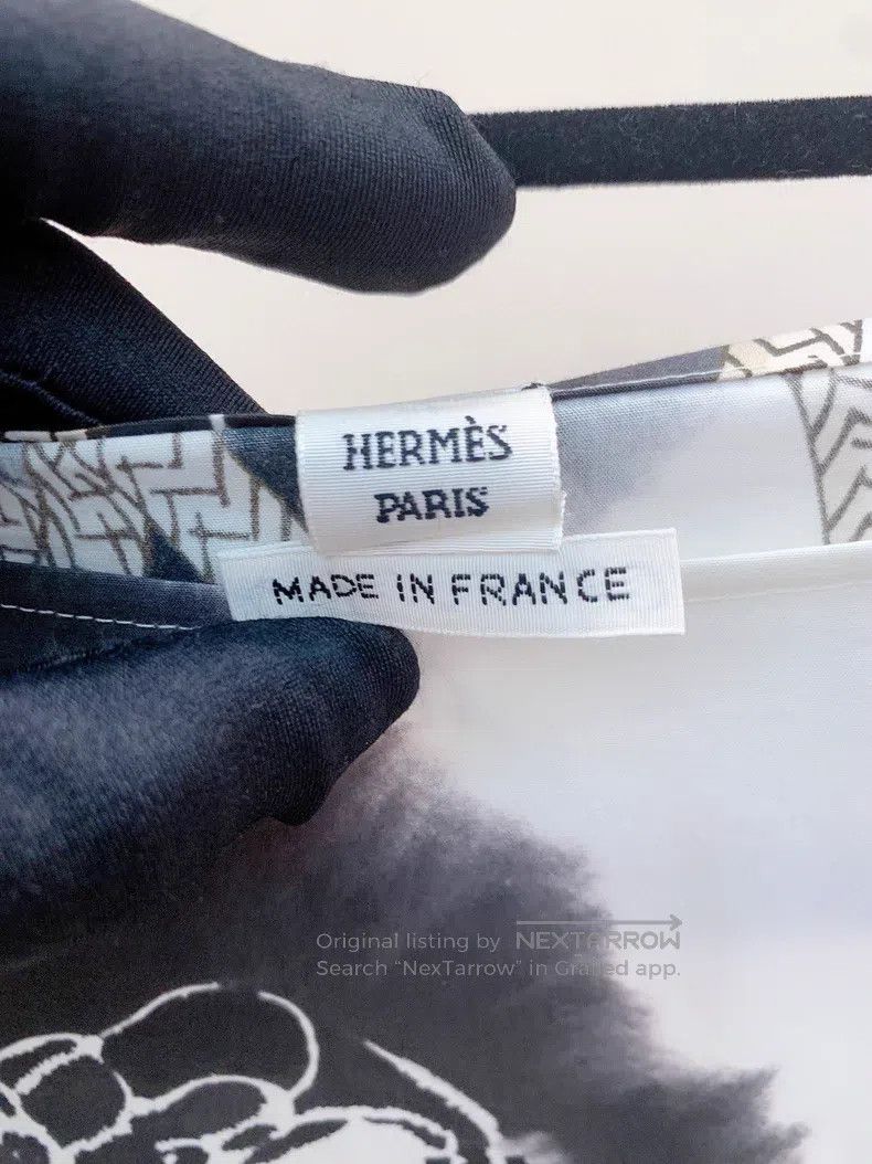 Hermes Hermes Printed black and white shirt Size XS / US 0-2 / IT 36-38 - 3 Thumbnail