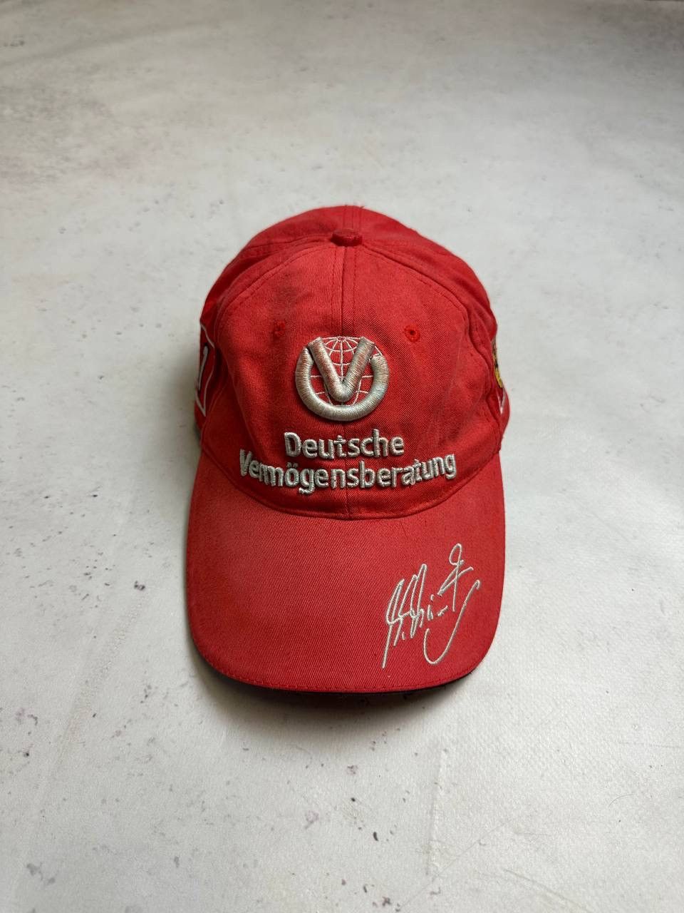 Vintage Vintage Ferarri Schumacher Racing F-1 Cap Y2K Os Size ONE SIZE - 1 Thumbnail