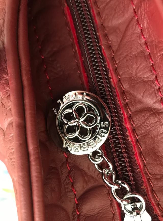 Other Italian Burgundy Leather Bag by Superbia Size ONE SIZE - 10 Thumbnail