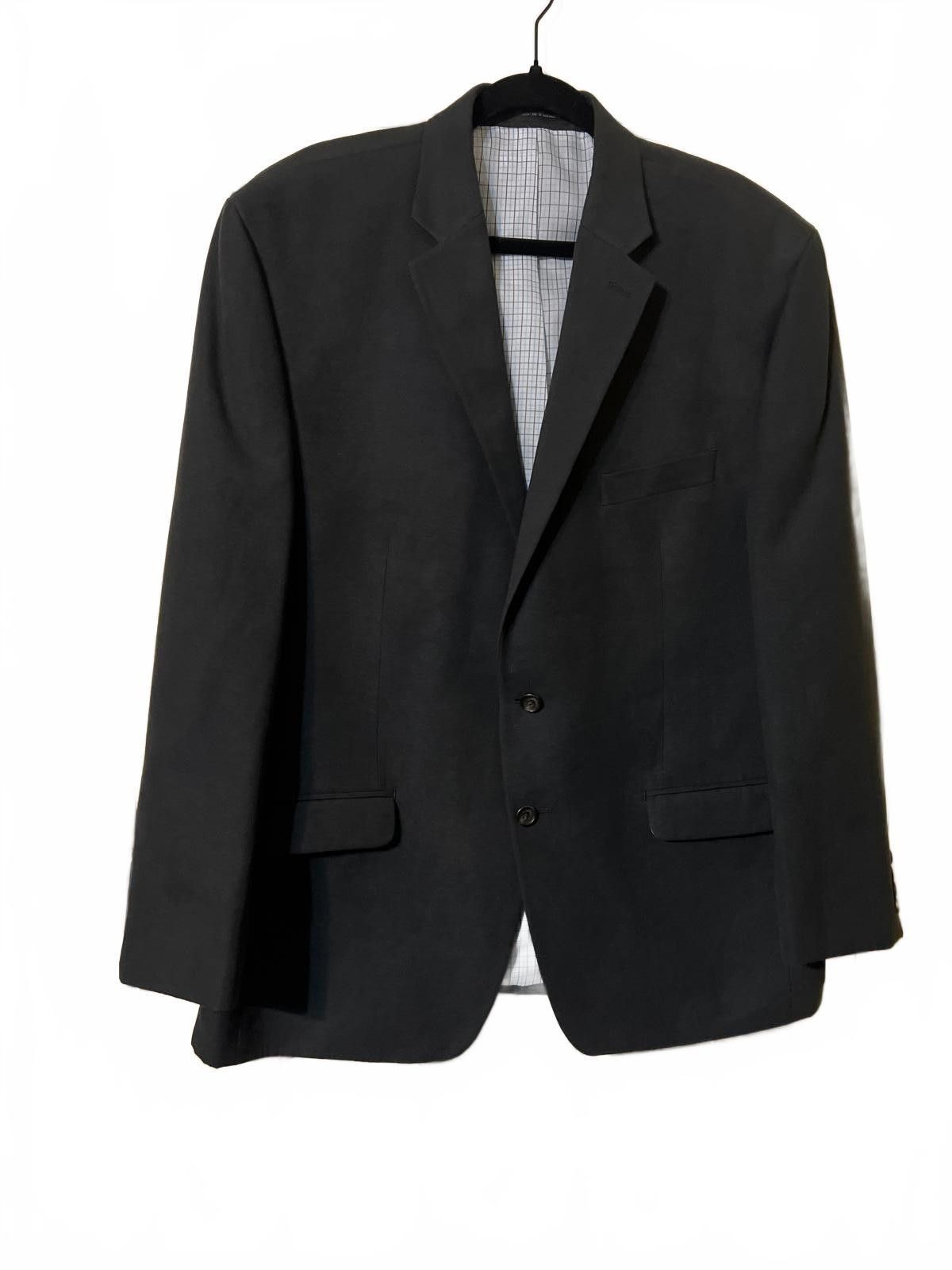 Lauren Ralph Lauren Lauren Ralph Lauraen Men's Black Suit Jacket Blazer 46R EUC Size 46R - 2 Thumbnail