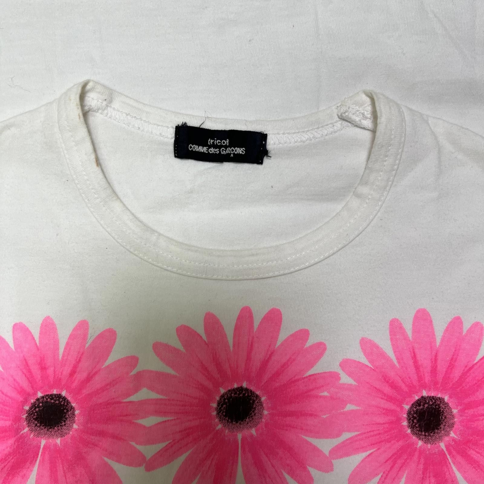 Comme des Garcons tricot COMME des GARCONS Vintage Flower T-shirt Size S / US 4 / IT 40 - 3 Thumbnail