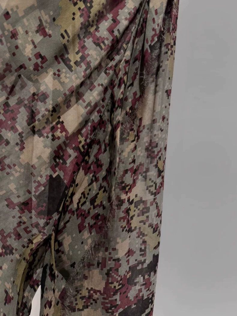 Yohji Yamamoto yohji yamamoto size 1 90s camouflage see-through skirt Size 24" / US 00 / IT 34 - 4 Thumbnail