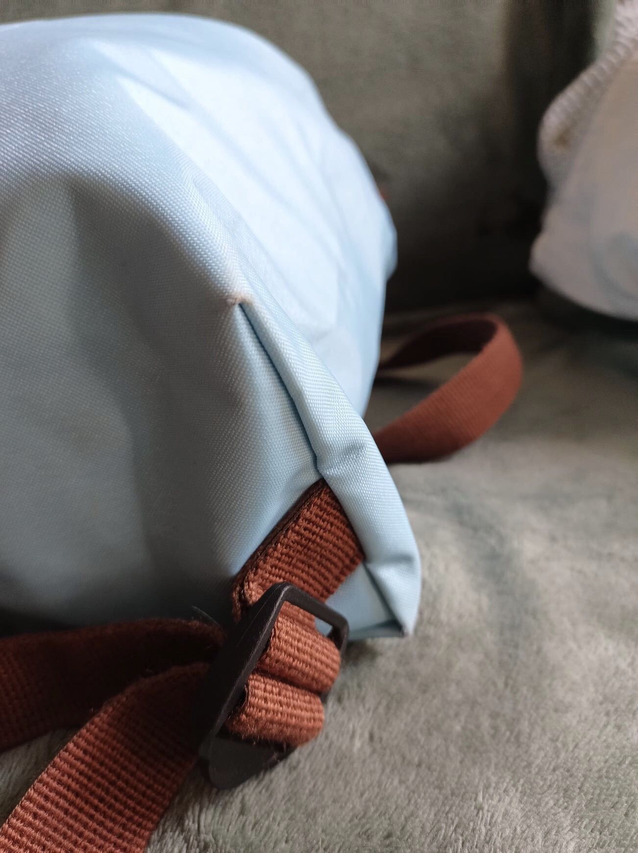 Longchamp Longchamp Le Pliage Blue Nylon Backpack Bag Size ONE SIZE - 10 Thumbnail