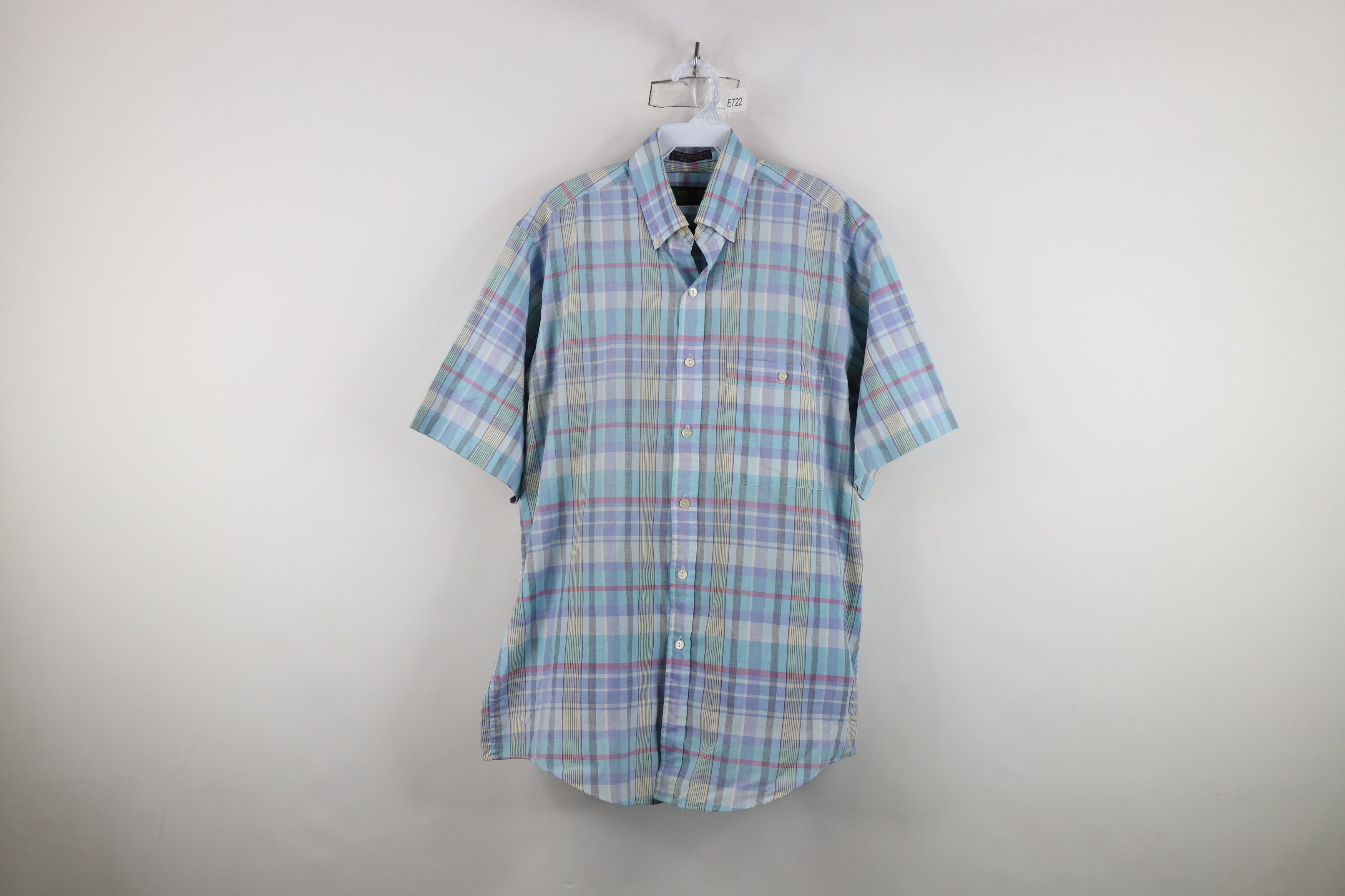 Vintage Vintage 90s Streetwear Plaid Collared Button Down Shirt Size US M / EU 48-50 / 2 - 1 Thumbnail