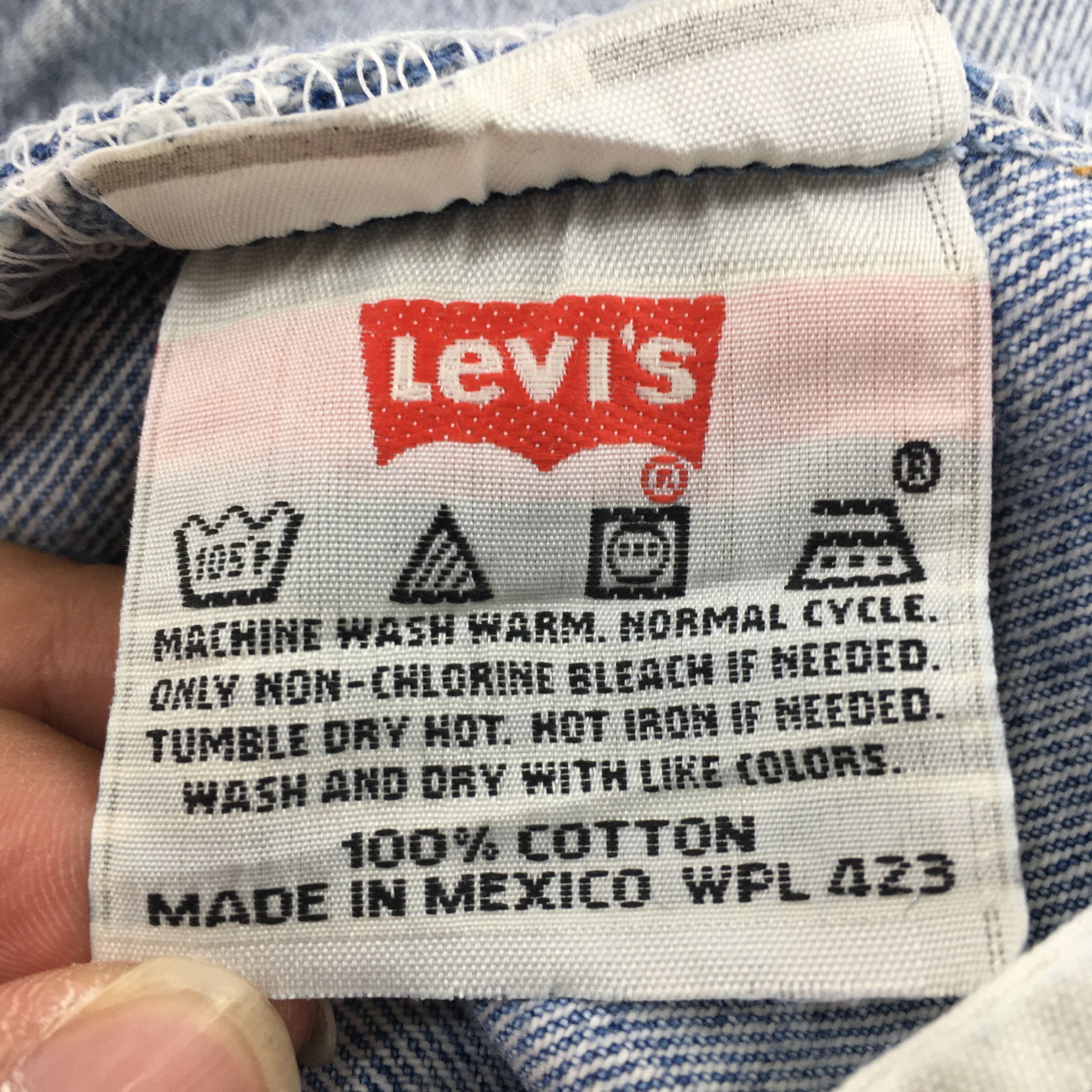 Levi's Size 28x28 Vintage 90s Levi's 501 Faded Blue Jeans S1827 Size US 28 / EU 44 - 14 Thumbnail