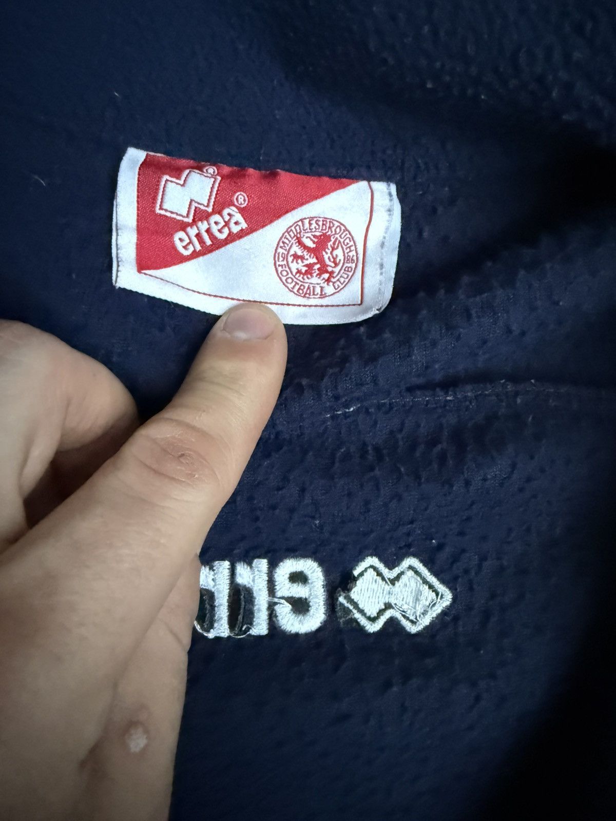 Errea × Vintage Vintage Middlesbrough errea fleece jacket soccer jersey Size US L / EU 52-54 / 3 - 3 Thumbnail