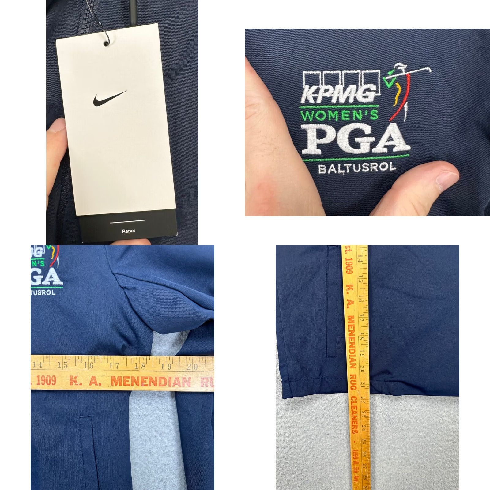 Nike Nike Repel Jacket Womens XS Blue PGA Baltusrol Snap Hoodie Waterproof Ladies NEW Size XS / US 0-2 / IT 36-38 - 8 Thumbnail