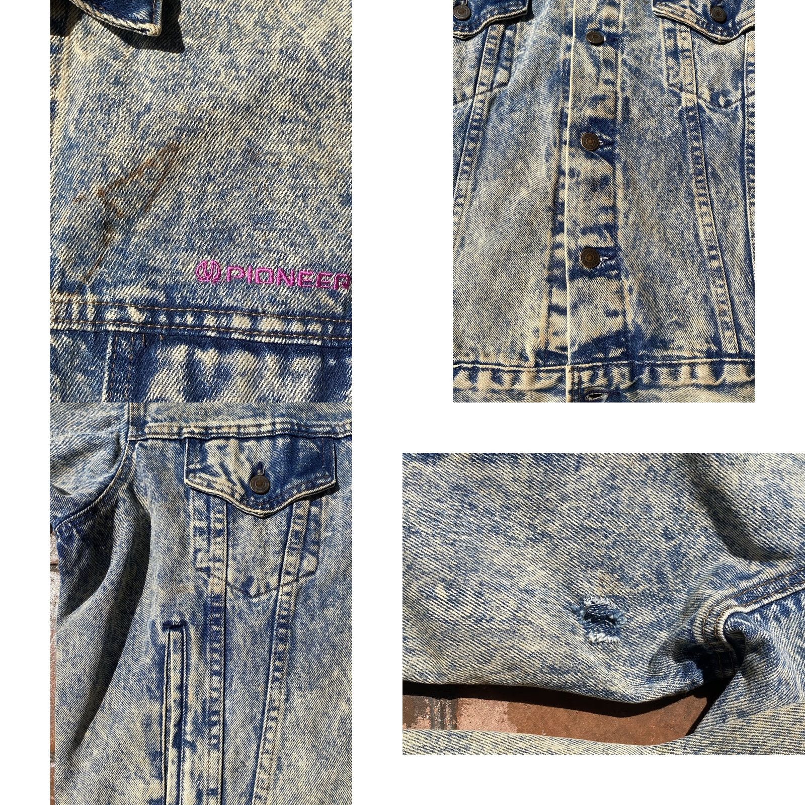 Denime VINTAGE Lyle Lovett Tour 1988 Denim Jacket Large USA Denim Jacket/Coat Size US L / EU 52-54 / 3 - 10 Thumbnail