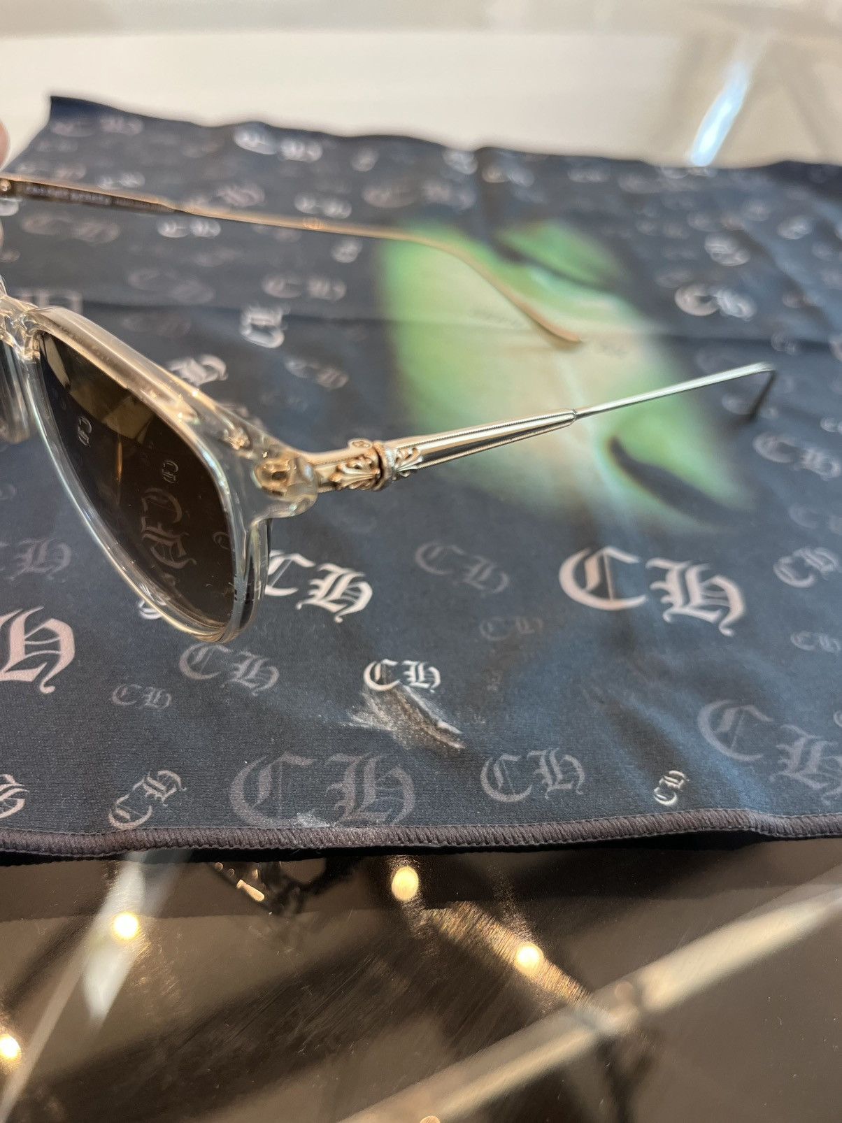 Chrome Hearts Chrome hearts gold tan shades Size ONE SIZE - 2 Thumbnail