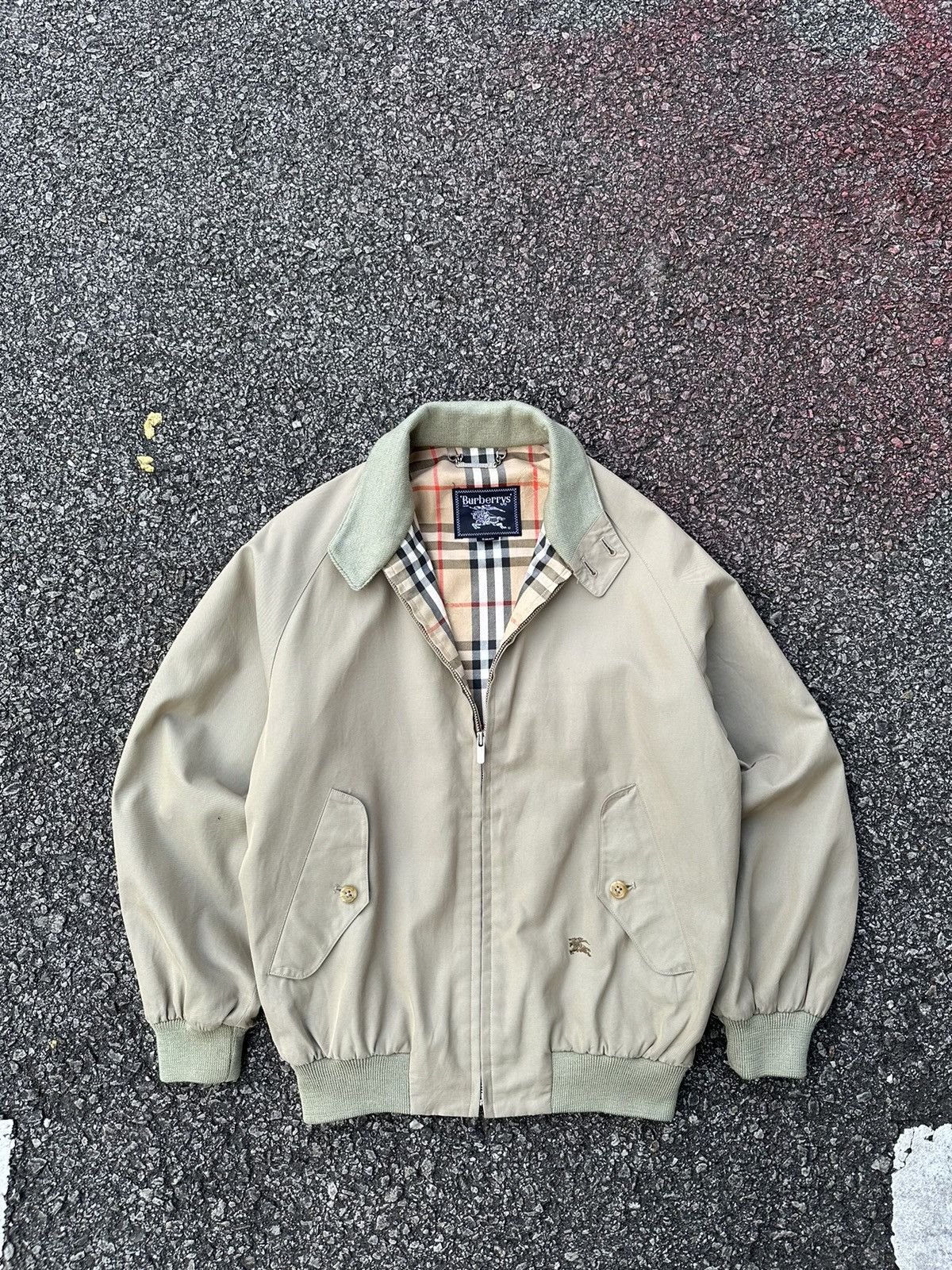 Burberry 👹Vintage Burberrys Prorsum Novacheck Lined Bomber Jacket Size US S / EU 44-46 / 1 - 2 Thumbnail