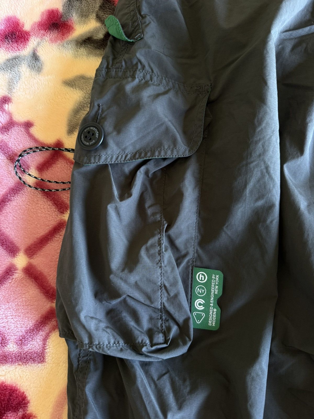 And Wander × HIDDEN Hidden x And Wander Oversized Cargo Pants “Charcoal” Size L Size US 34 / EU 50 - 7 Thumbnail