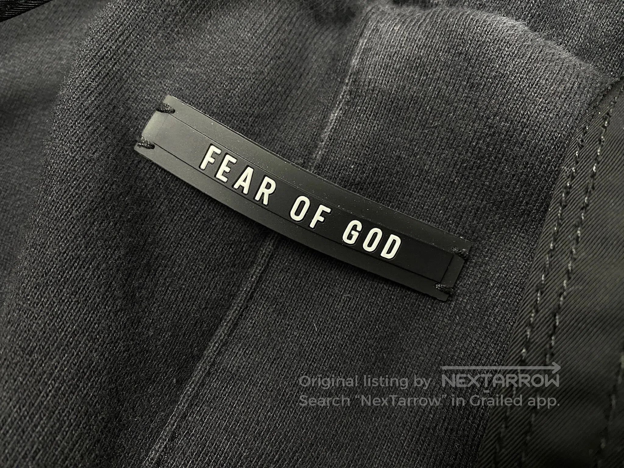 Fear of God FEAR OF GOD size S Main Line Ribbon Black Sweatpants Size US 27 - 6 Thumbnail