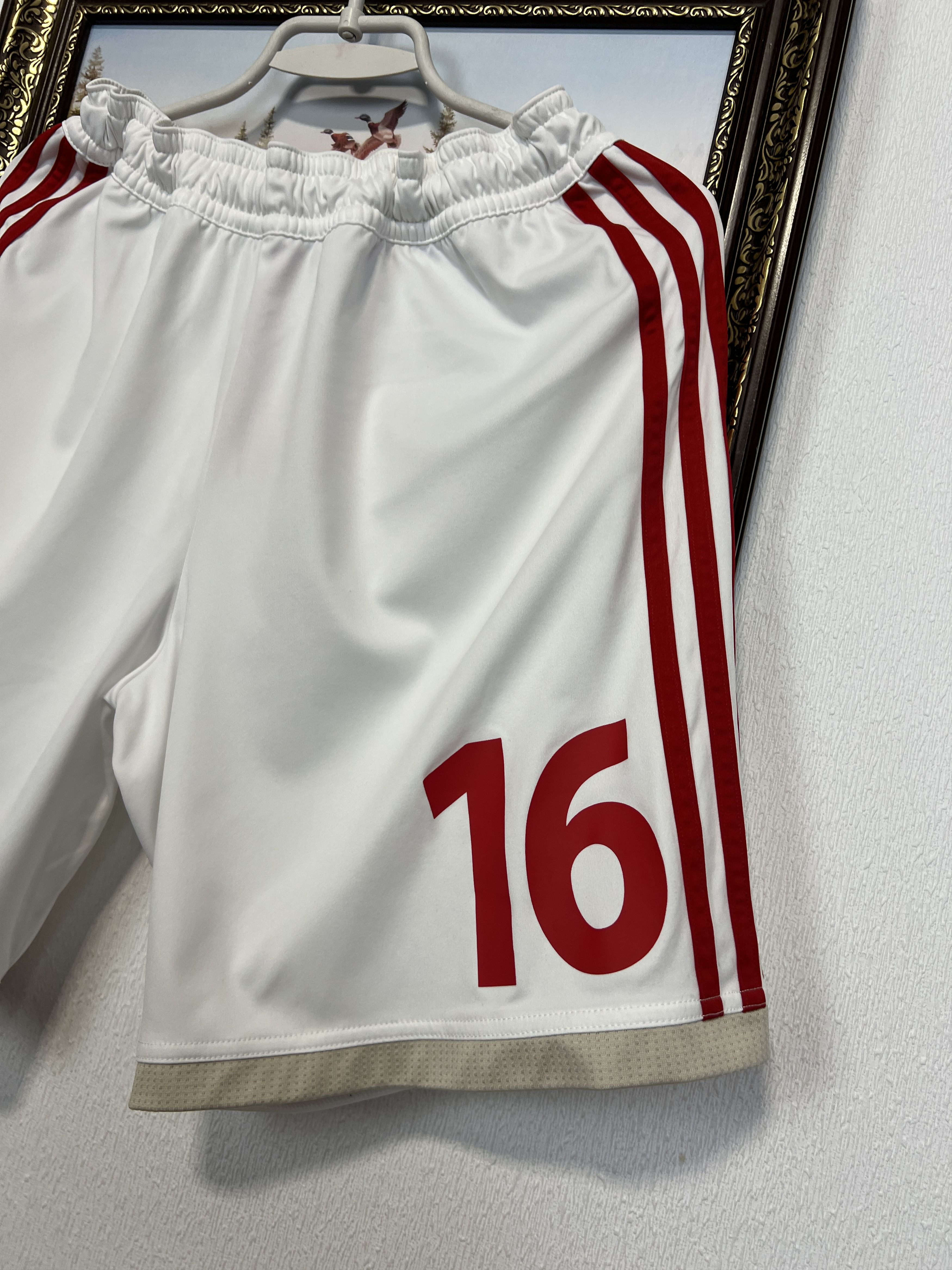 Adidas Bayer 04 Leverkusen Football Shorts Soccer PLayer Issue Size US 32 / EU 48 - 2 Thumbnail