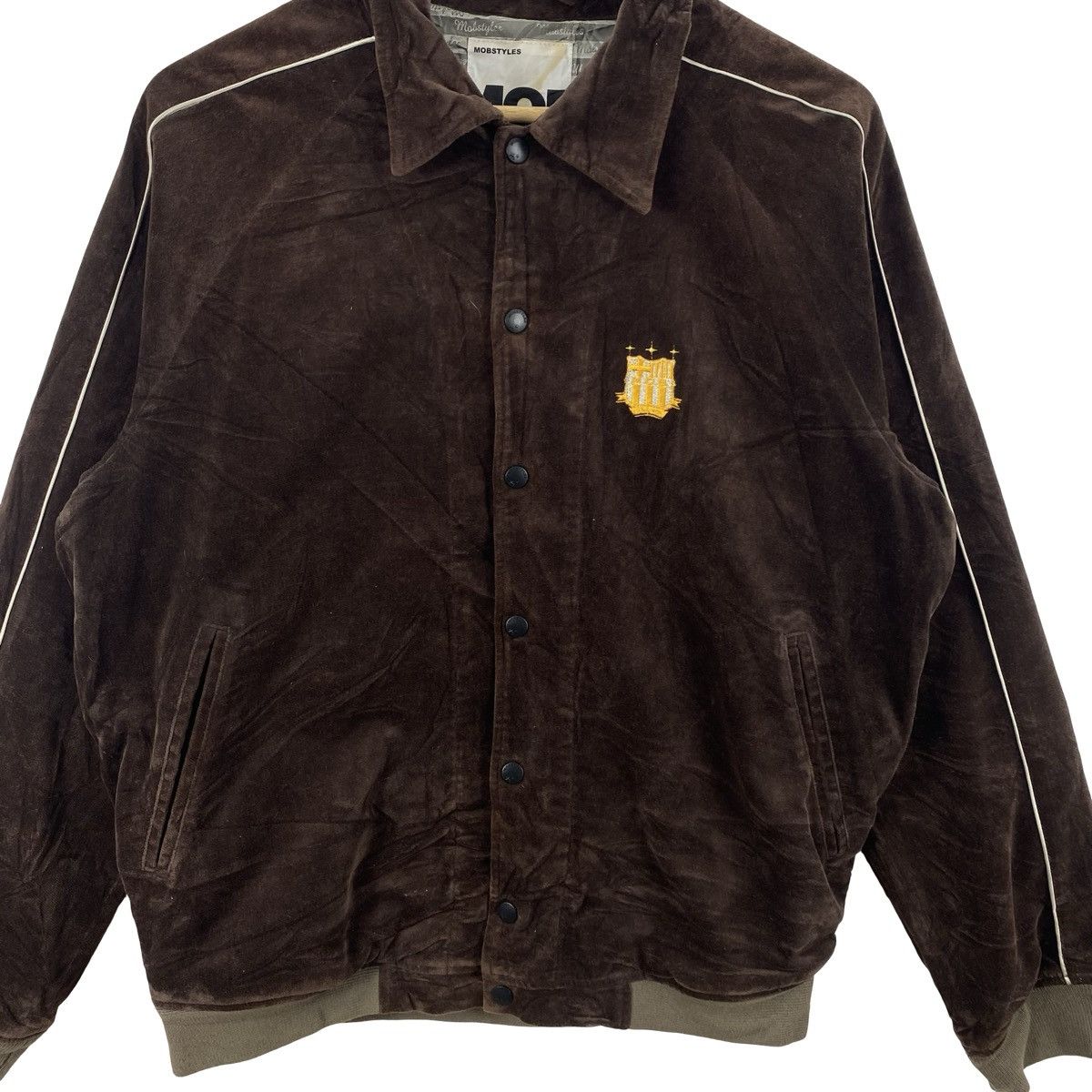 Vintage Vintage 1998 RARE MOBSTYLES Japanese Streetwear Velvet Size US M / EU 48-50 / 2 - 6 Thumbnail