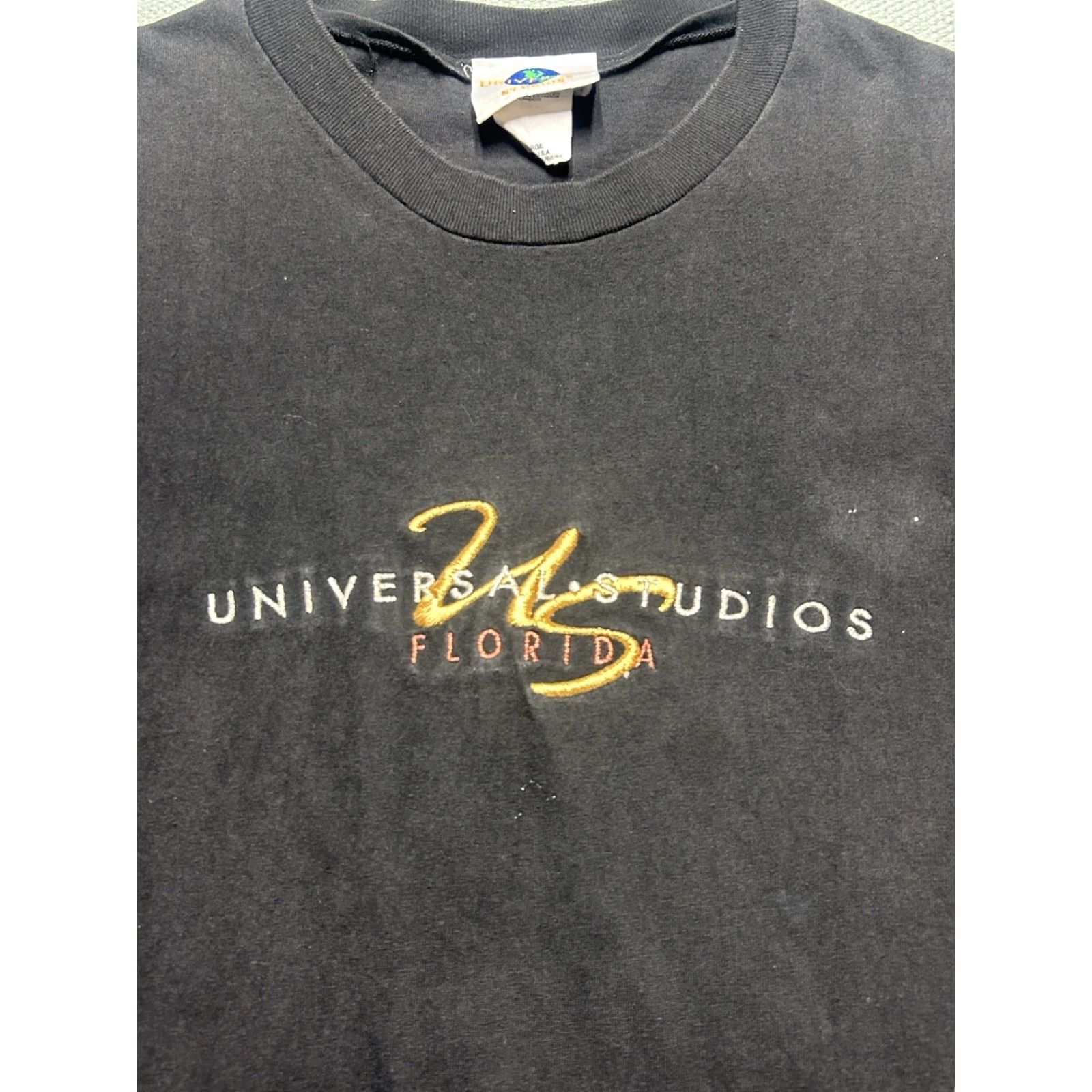 Vintage VINTAGE 90s graphic t shirt universal studios florida embroidered adult XL T-Shirt Men Black Size US XL / EU 56 / 4 - 2 Thumbnail