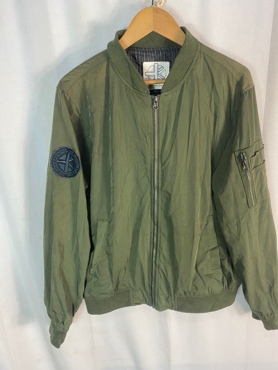 Designer Hk works london for men Bomber zipper jacket Size US M / EU 48-50 / 2 - 3 Thumbnail
