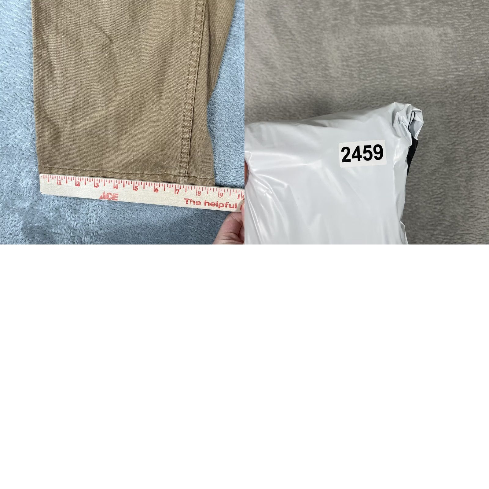 Vintage Urban Pipeline Slim Straight Pants Mens 36x32 Tan Khaki Cotton Chino Casual Size US 36 / EU 52 - 9 Thumbnail
