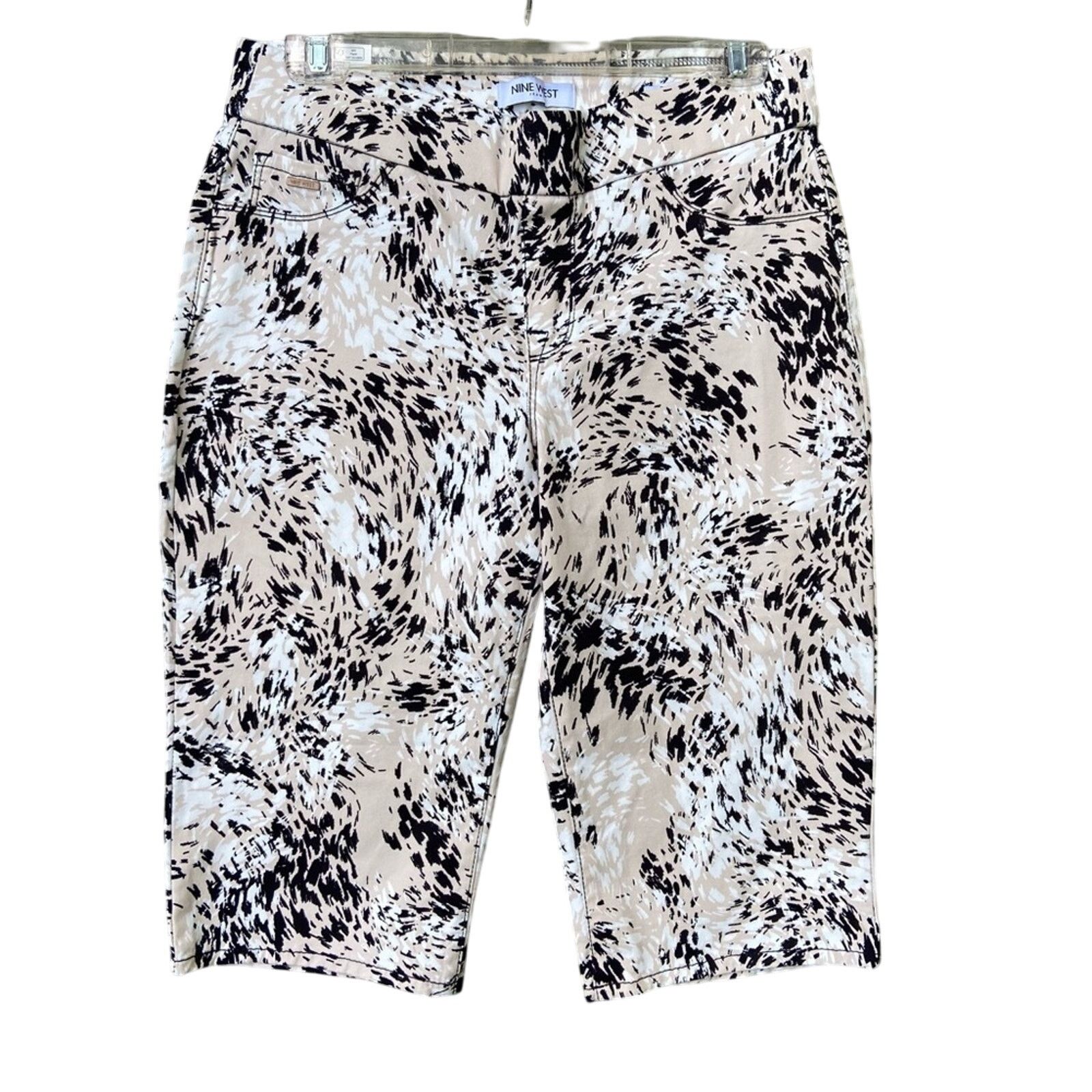 Nine West NWT New Nine West Womens Size 6 Heidi Pull On Skimmer Pants Size 28" / US 6 / IT 42 - 1 Thumbnail