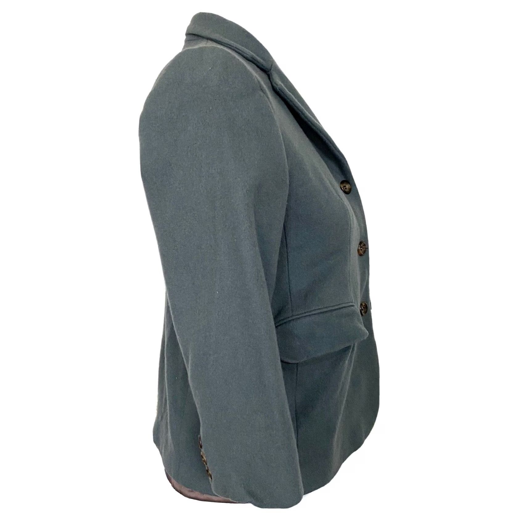 Vintage VINTAGE L.L. Bean Blazer Jacket Wool Cashmere Bluish Gray Women’s 4P Size S / US 4 / IT 40 - 6 Thumbnail
