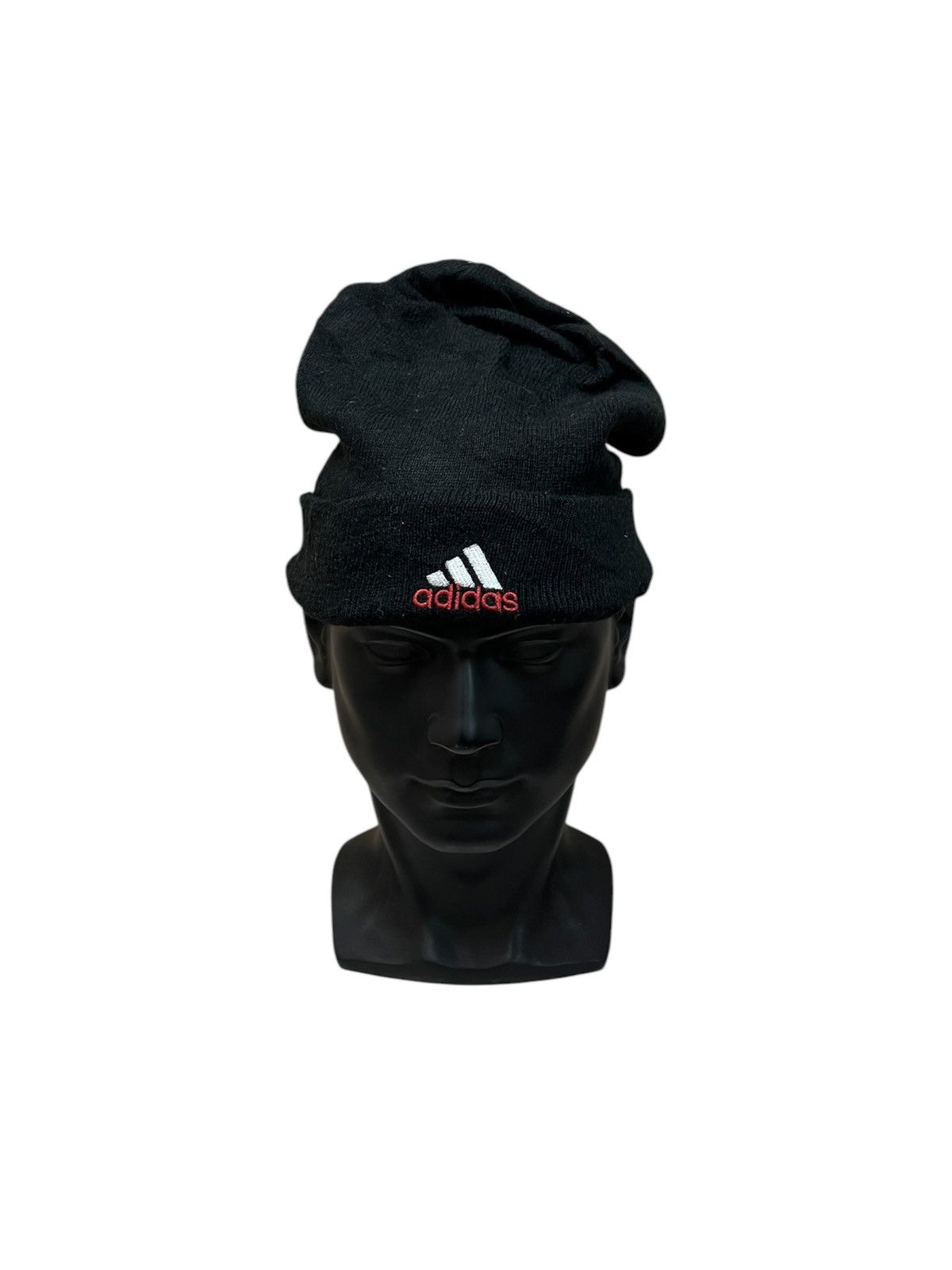 Adidas Vintage adidas Big Logo Beanie Hats Size ONE SIZE - 1 Thumbnail