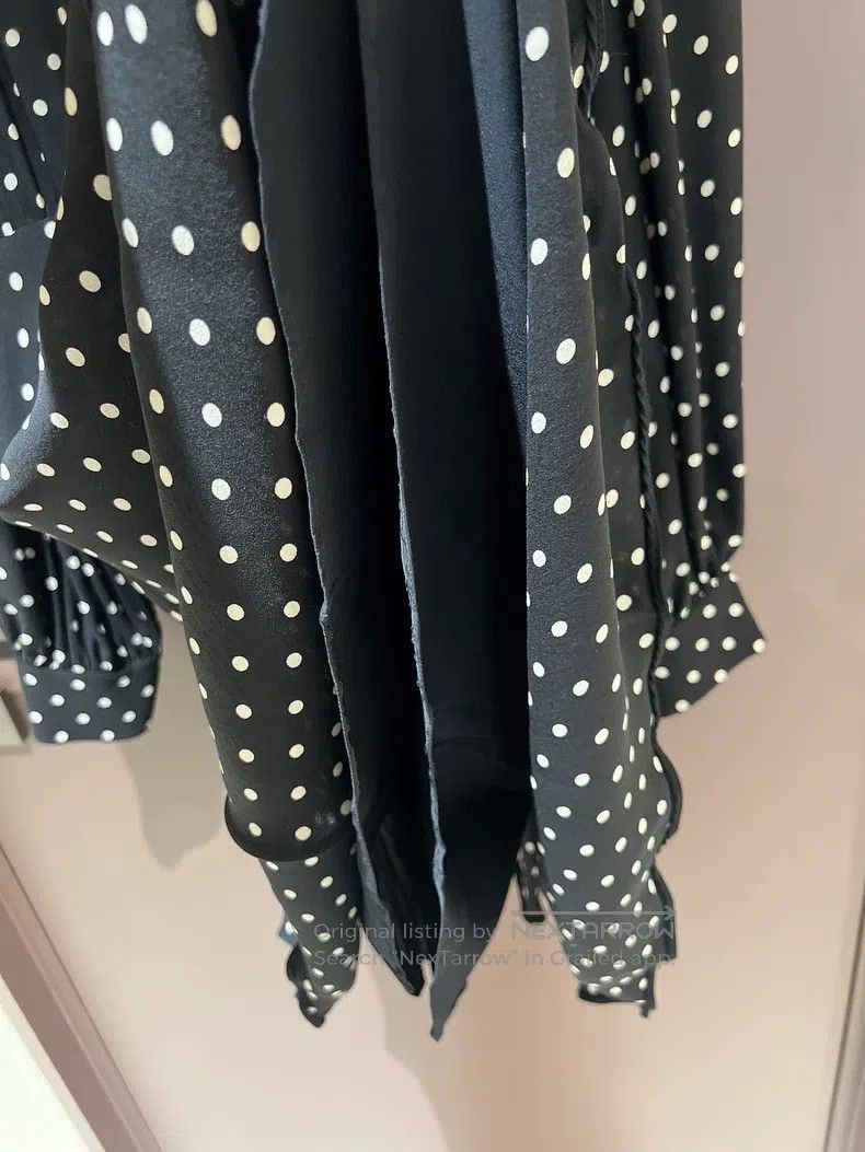 Valentino Valentino Black and white polka dot dress Size M / US 6-8 / IT 42-44 - 5 Thumbnail