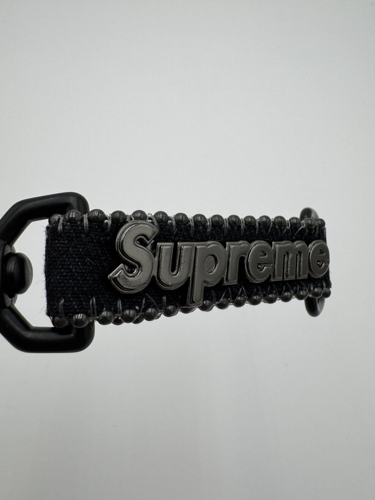 B.B. Simon × Supreme Supreme x bb Simon BLACK denim keychain