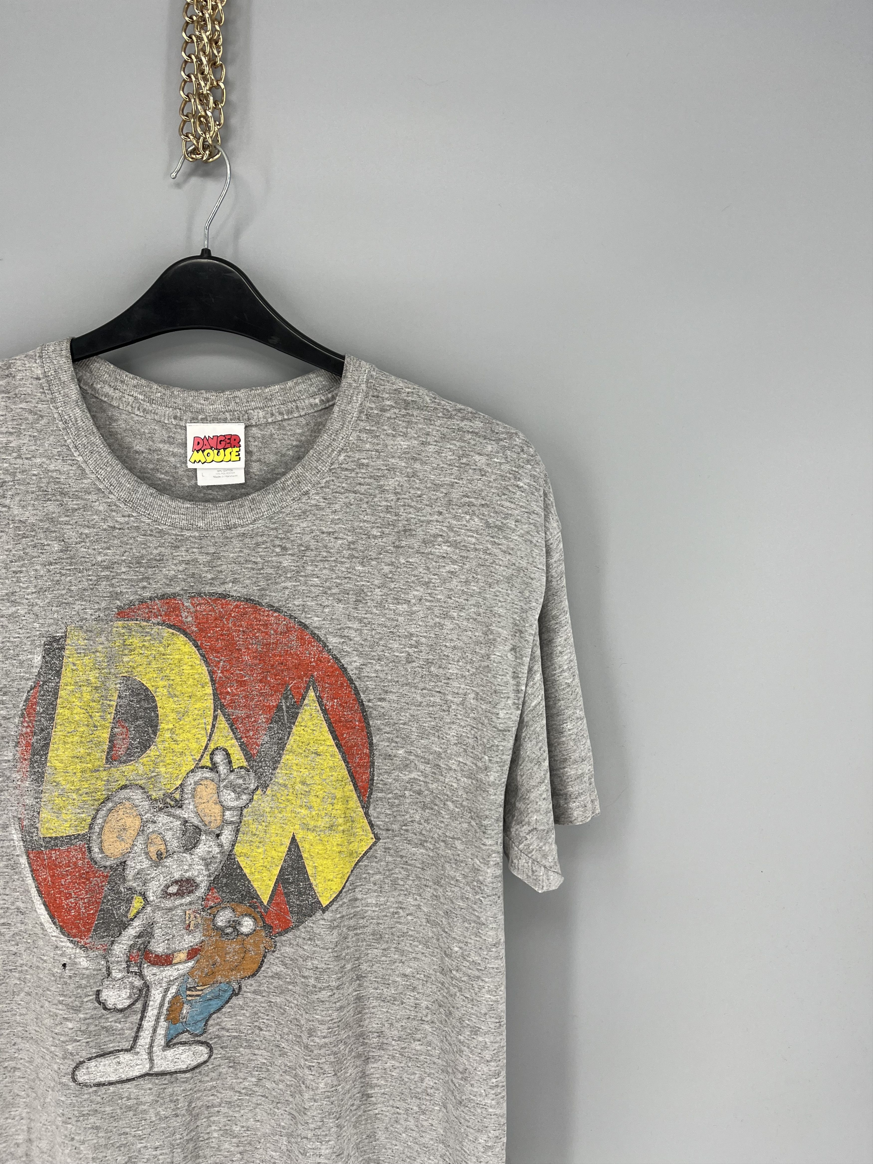 Cartoon Network Vintage Y2K DANGER MOUSE Humor tee streetwear style Size US L / EU 52-54 / 3 - 5 Thumbnail