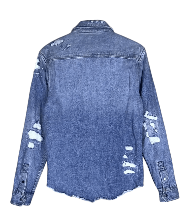 Zara Zara Man Distressed Denim Jackets Size US S / EU 44-46 / 1 - 3 Thumbnail
