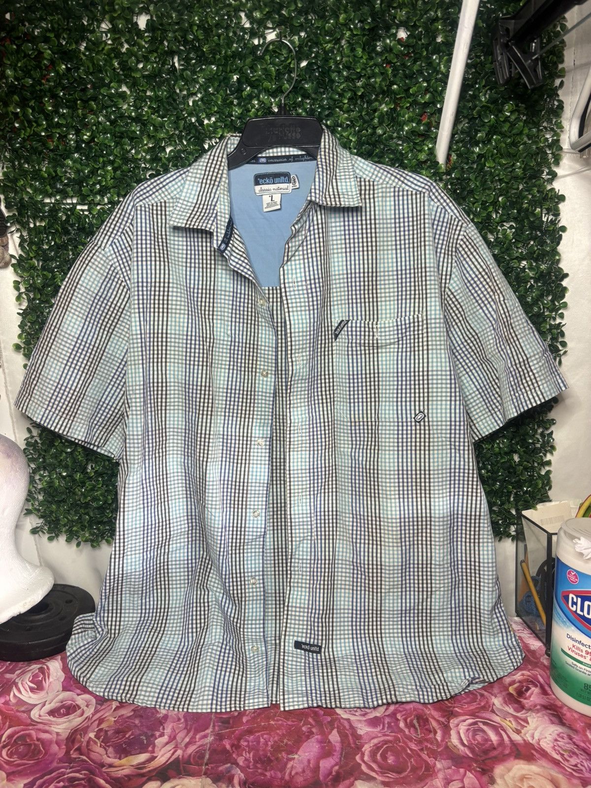 Ecko Unltd. Men’s large Ecko unltd plaid button up Size US L / EU 52-54 / 3 - 1 Thumbnail