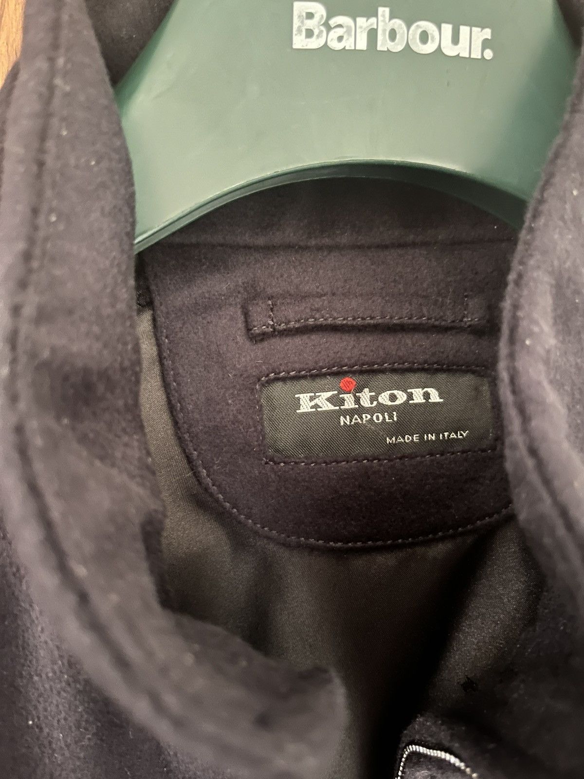 Kiton Kiton wool bomber jacket navy size 50 Size US M / EU 48-50 / 2 - 2 Thumbnail
