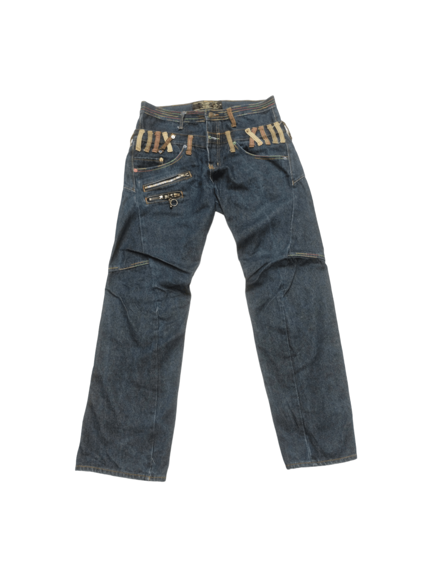 image of Hysteric Glamour x If Six Was Nine Breathmint By Brthbreath Double Waist Denim Pants in Blue Denim 