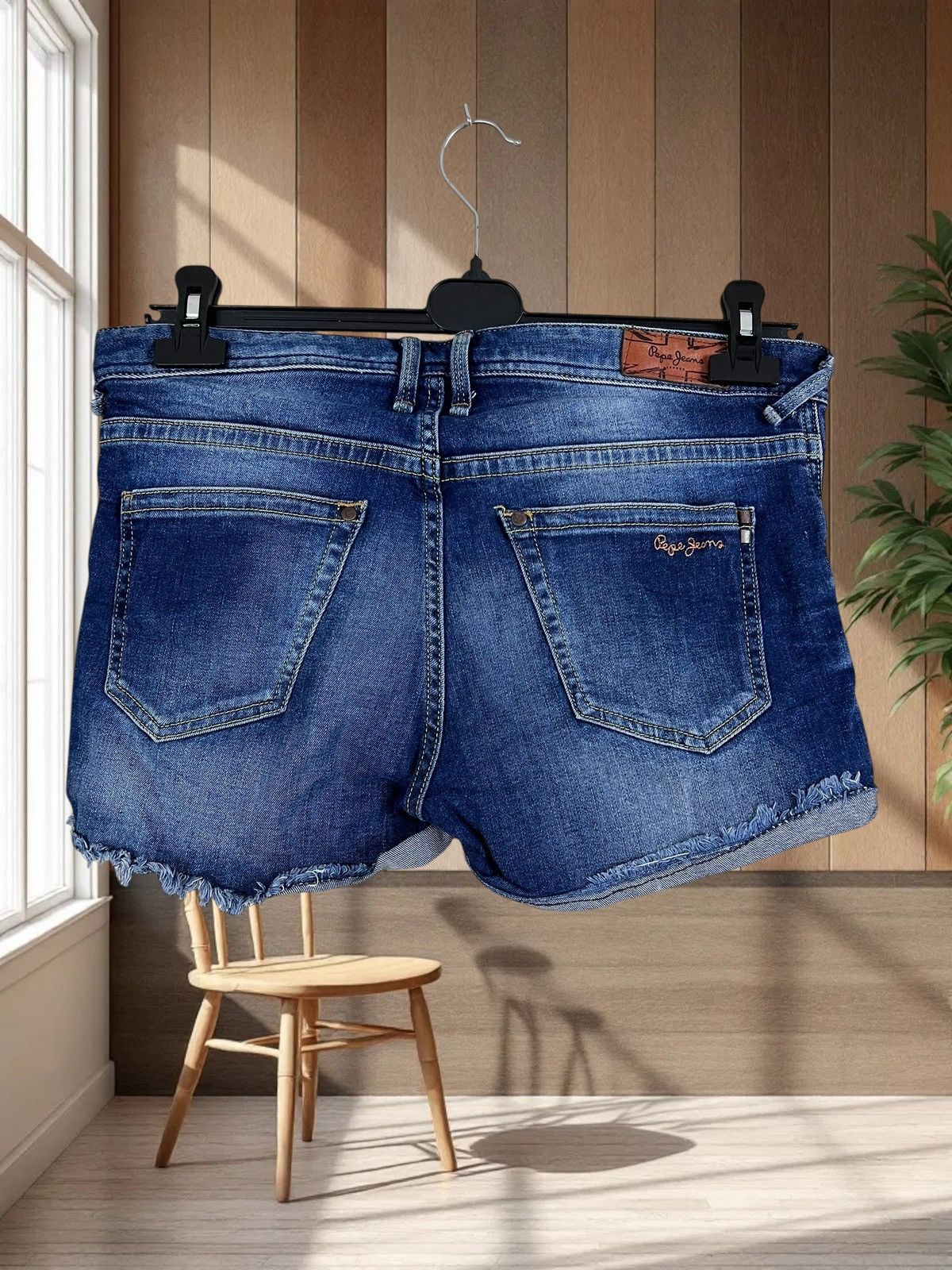 Pepe Jeans Pepe Jeans Moonshine denim shorts size L/XL Size 32" / US 10 / IT 46 - 3 Thumbnail