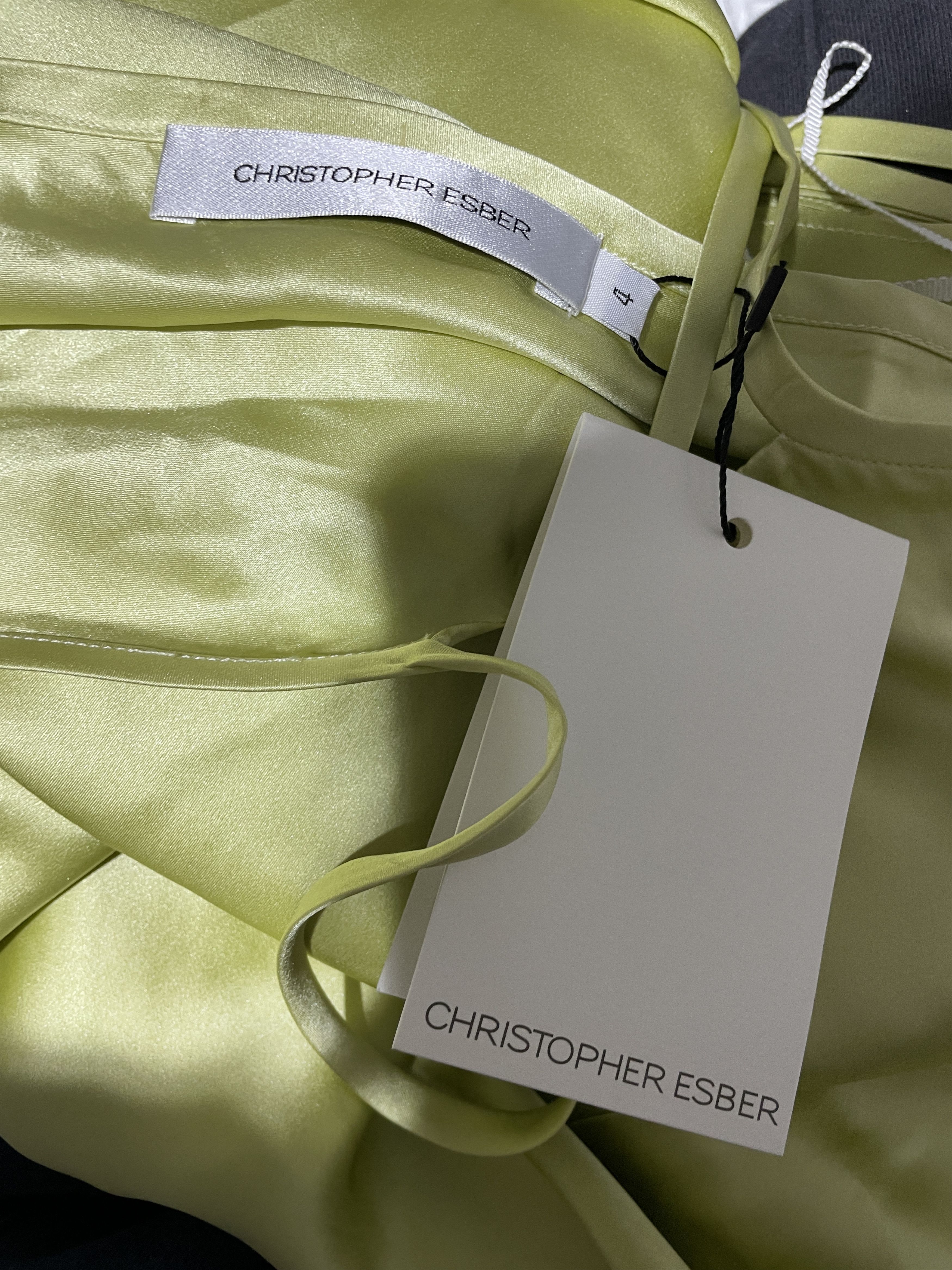Christopher Esber Loophole Bias Tie Skirt Size 25" / US 0 / IT 36 - 7 Thumbnail