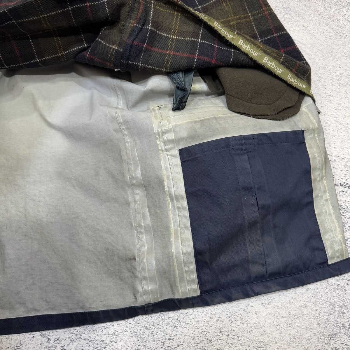 Barbour Barbour Short Riding Mac T154 Navy L size Size US L / EU 52-54 / 3 - 13 Thumbnail