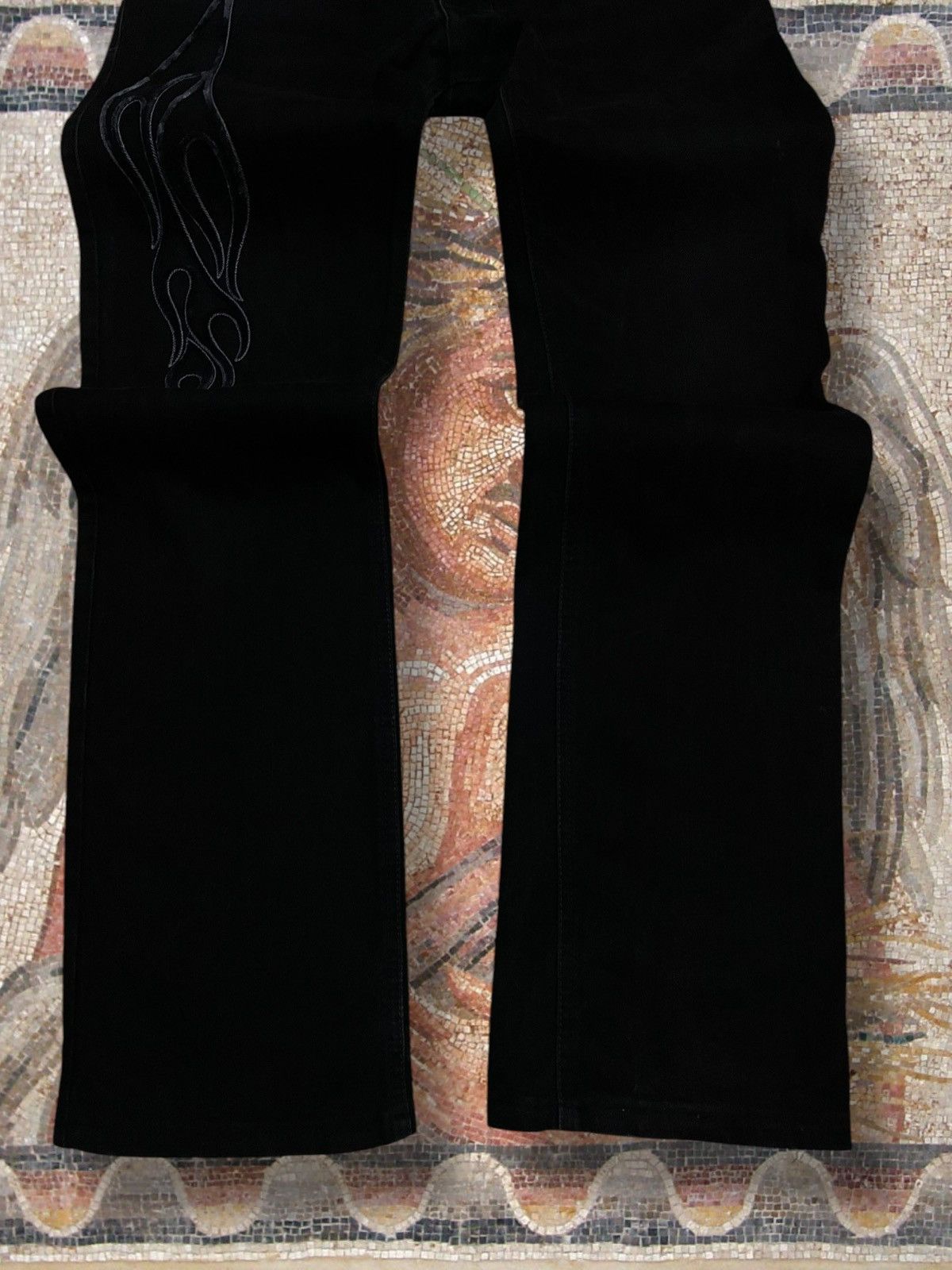 Japanese Brand Vintage 1990s Designer Eleven Eleven Usa Tribal Witch Denim Size US 30 / EU 46 - 3 Thumbnail