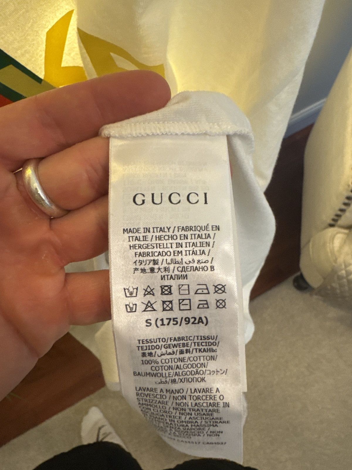 Gucci GUCCI “NOT FAKE” Shirt Size US S / EU 44-46 / 1 - 3 Thumbnail