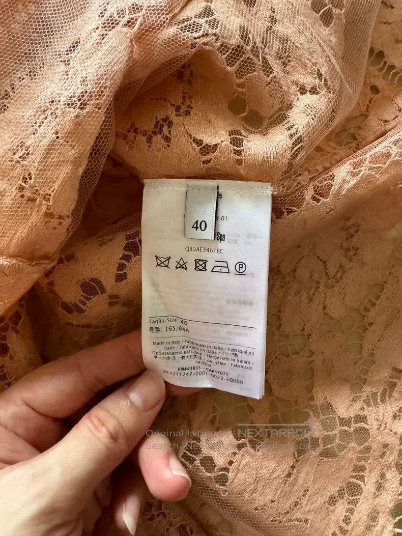 Valentino Valentino Nude pink lace top Size S / US 4 / IT 40 - 5 Thumbnail