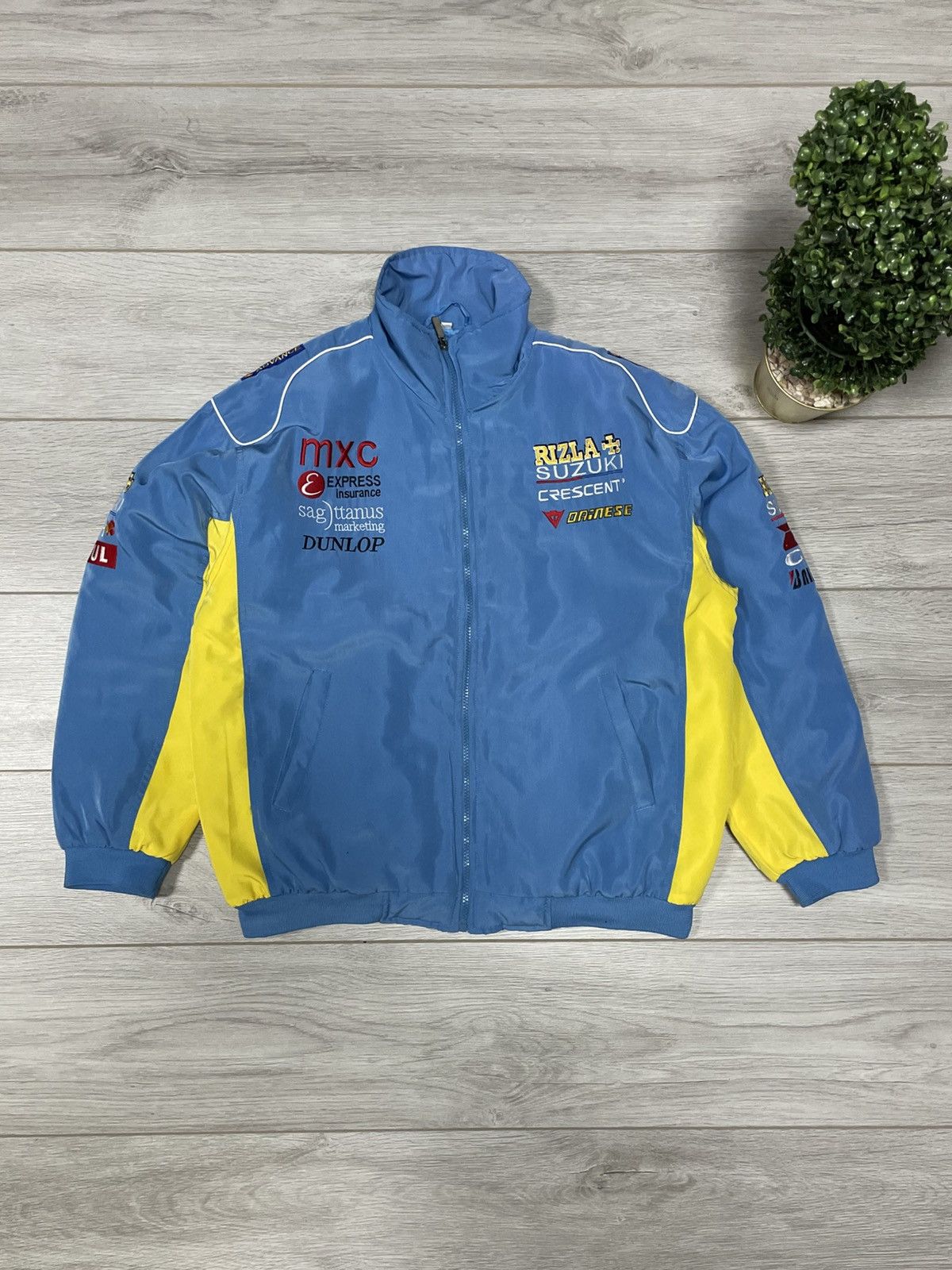 Vintage Suzuki Rizla + vintage bomber jacket big logo Size US M / EU 48-50 / 2 - 2 Thumbnail