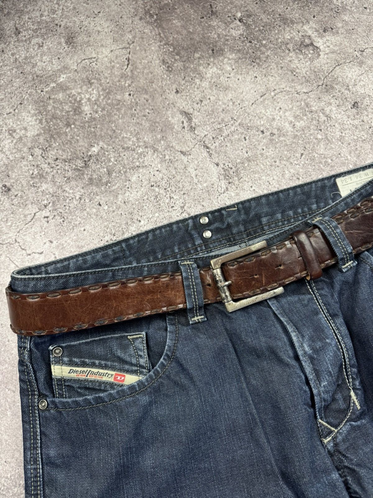 Japanese Brand 00’s NUMBER NINE STYLE BRAIDED LEATHER RARE Y2K BELT VINTAGE Size ONE SIZE - 2 Thumbnail