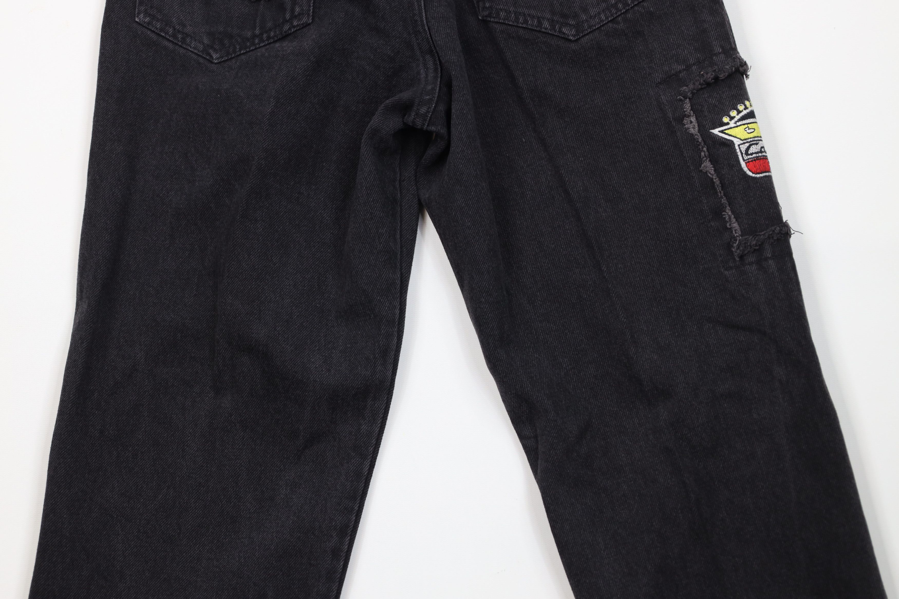 Cadillac Deadstock Vintage 90s Cadillac Car Straight Leg Jeans USA Size US 30 / EU 46 - 11 Thumbnail